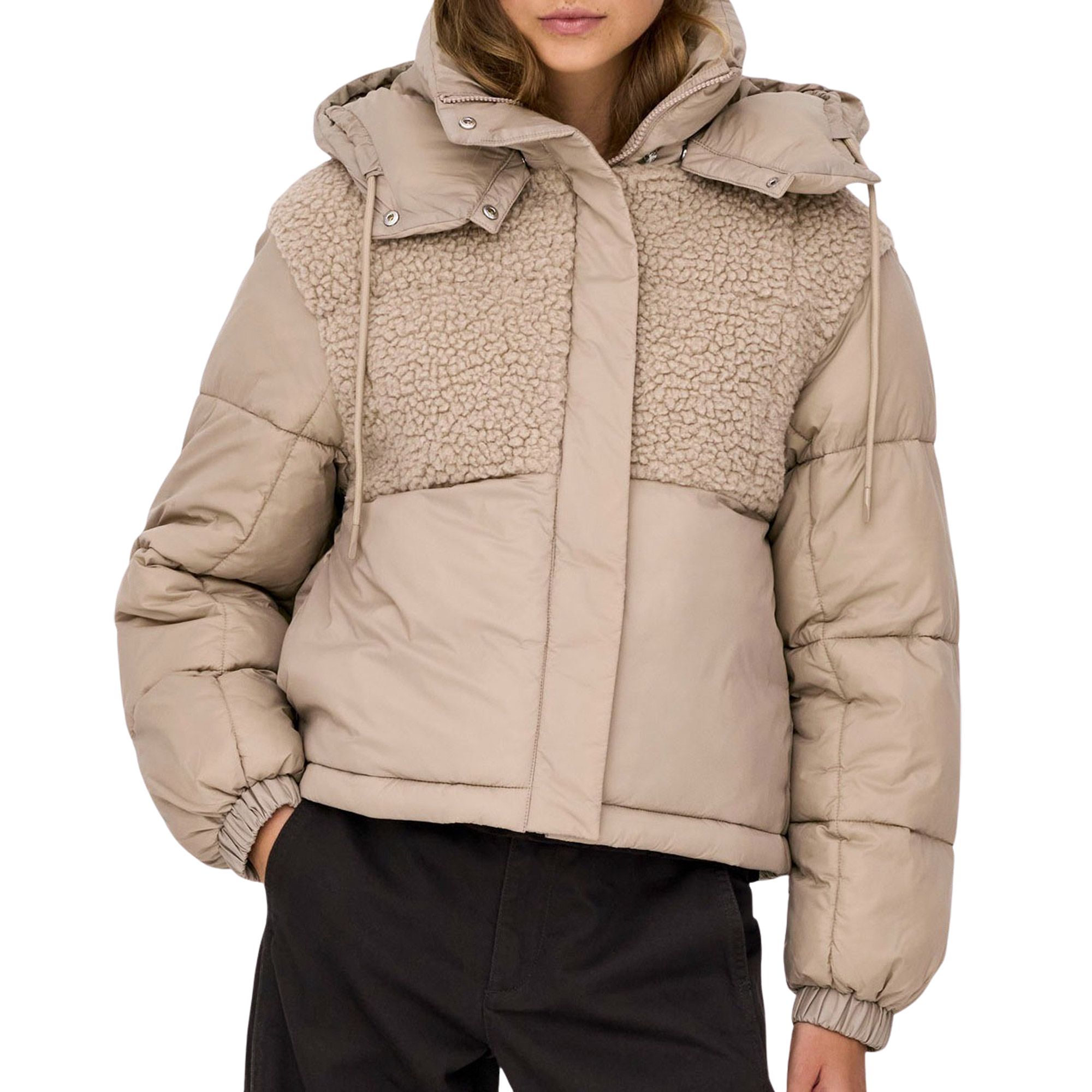 Seule Agnes Life Teddy Mix Puffer Winterjas Dames