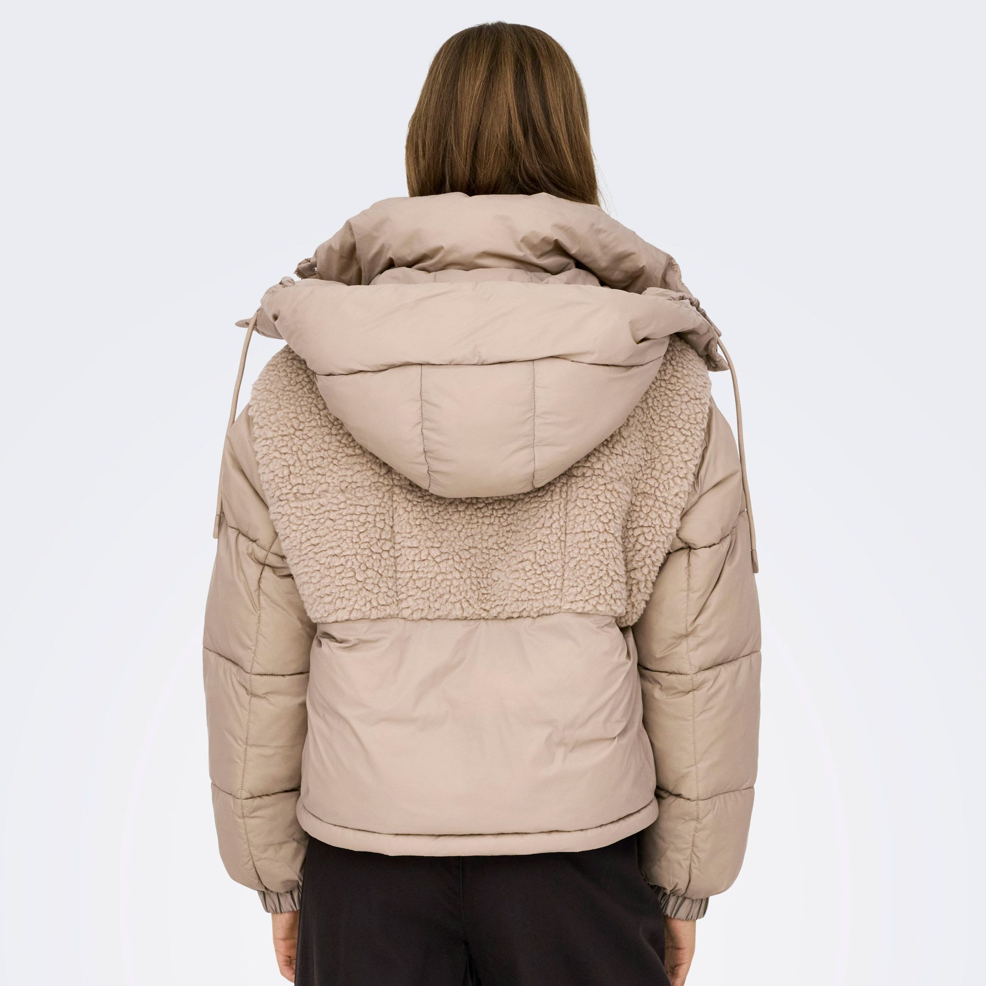 Seule Agnes Life Teddy Mix Puffer Winterjas Dames