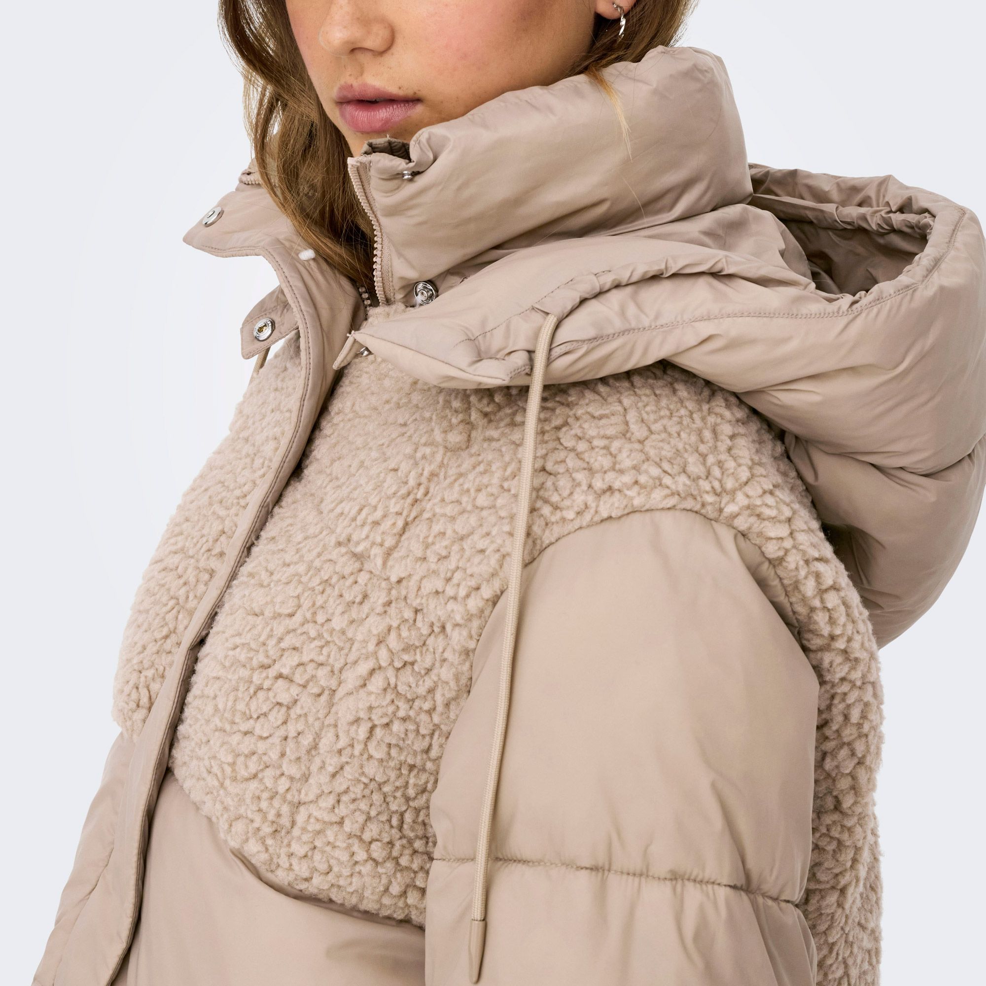 ONLY ONLVIBBE PUFFER - Winterjas - moonbean/lizard/mustard gold