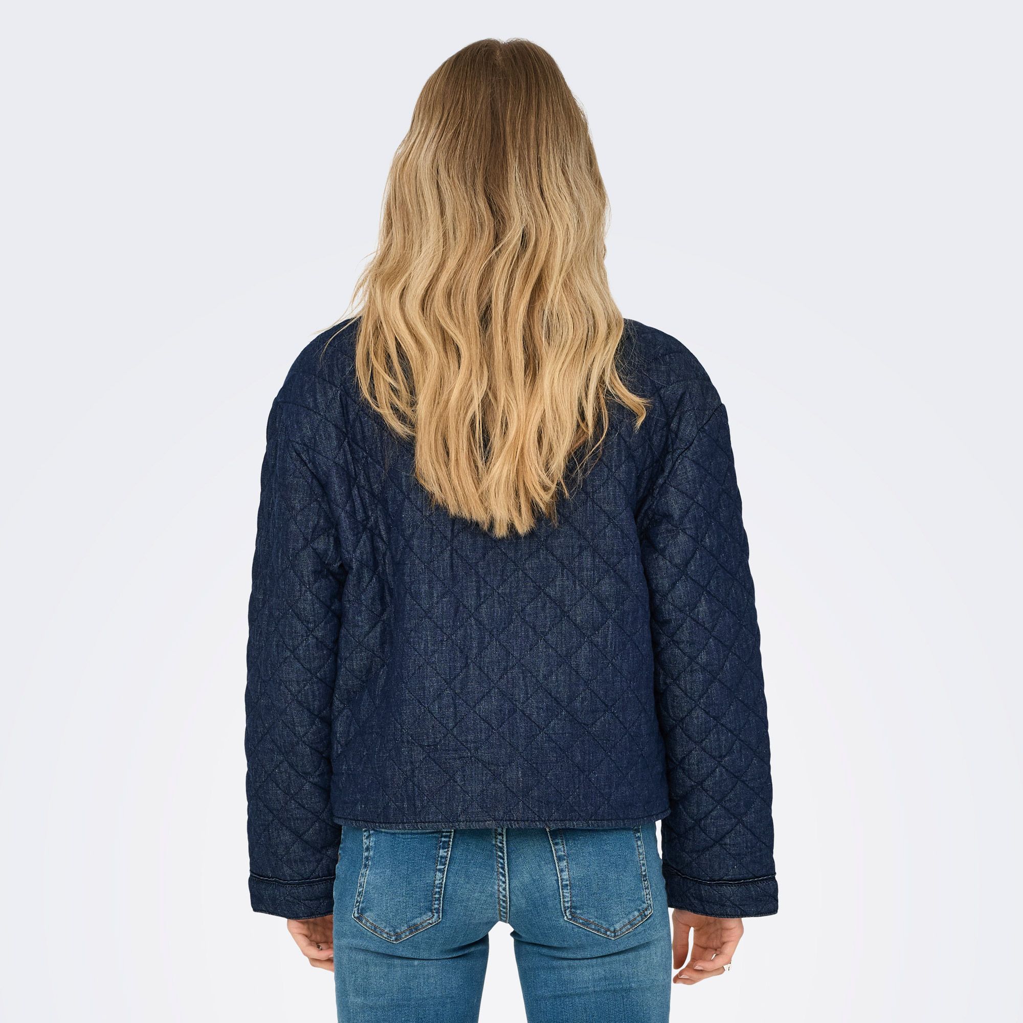Only Hallie Quilted Denim Jas Dames