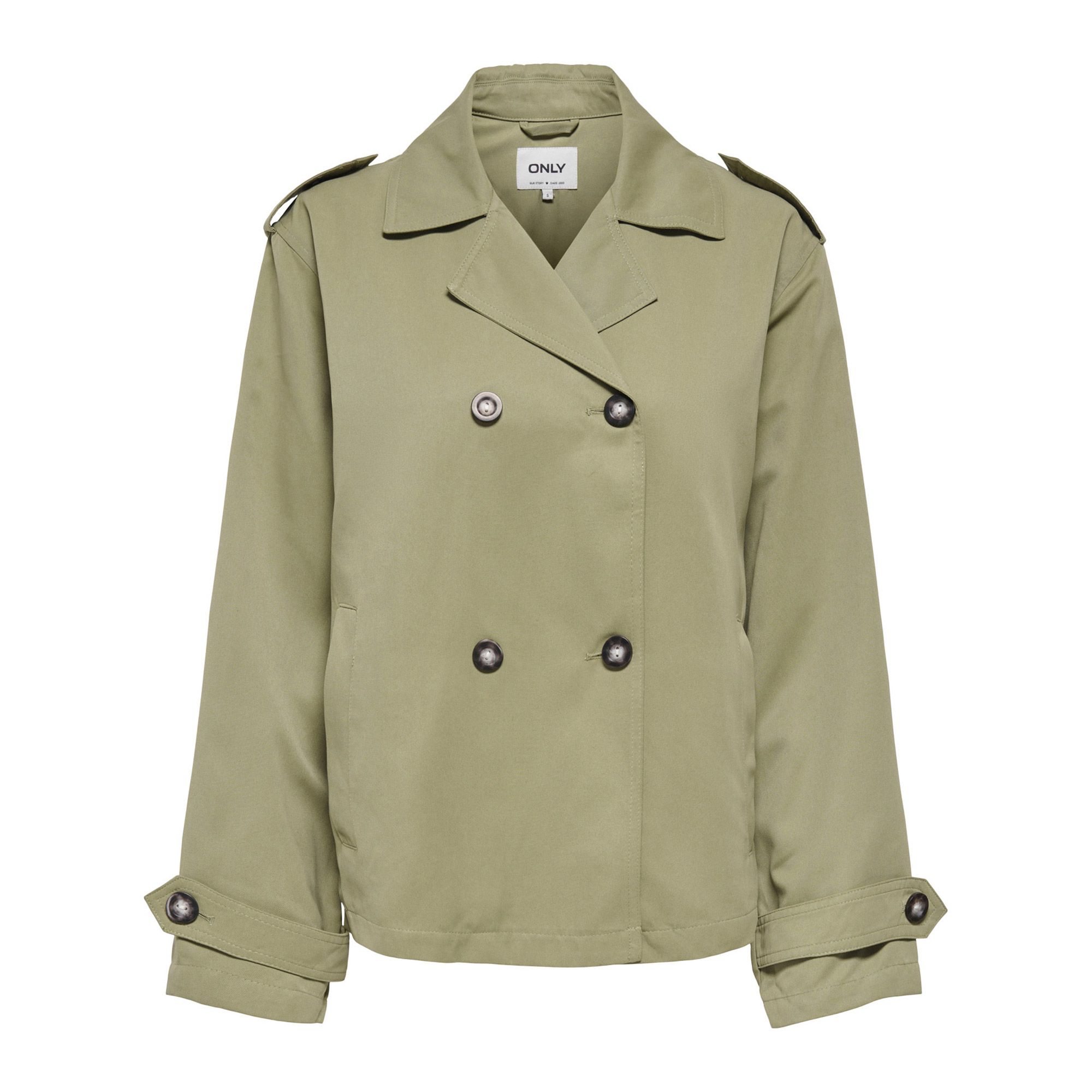 Only Hannah Short Life Trenchcoat Jas Dames