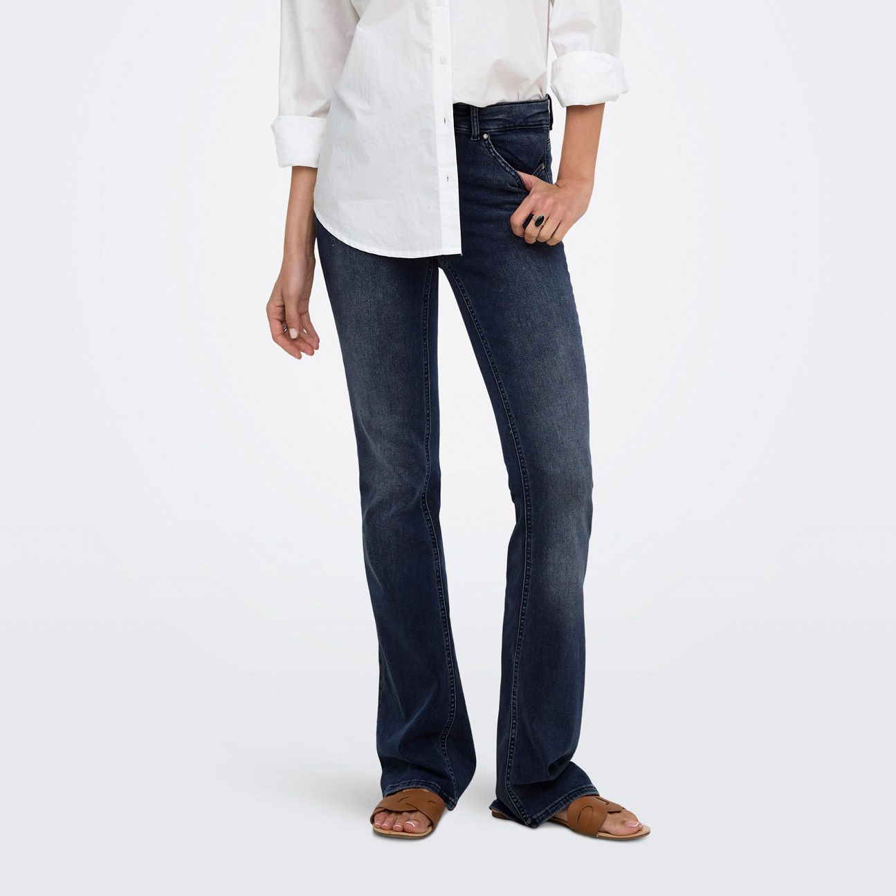 Only Blush Flared Jeans Women