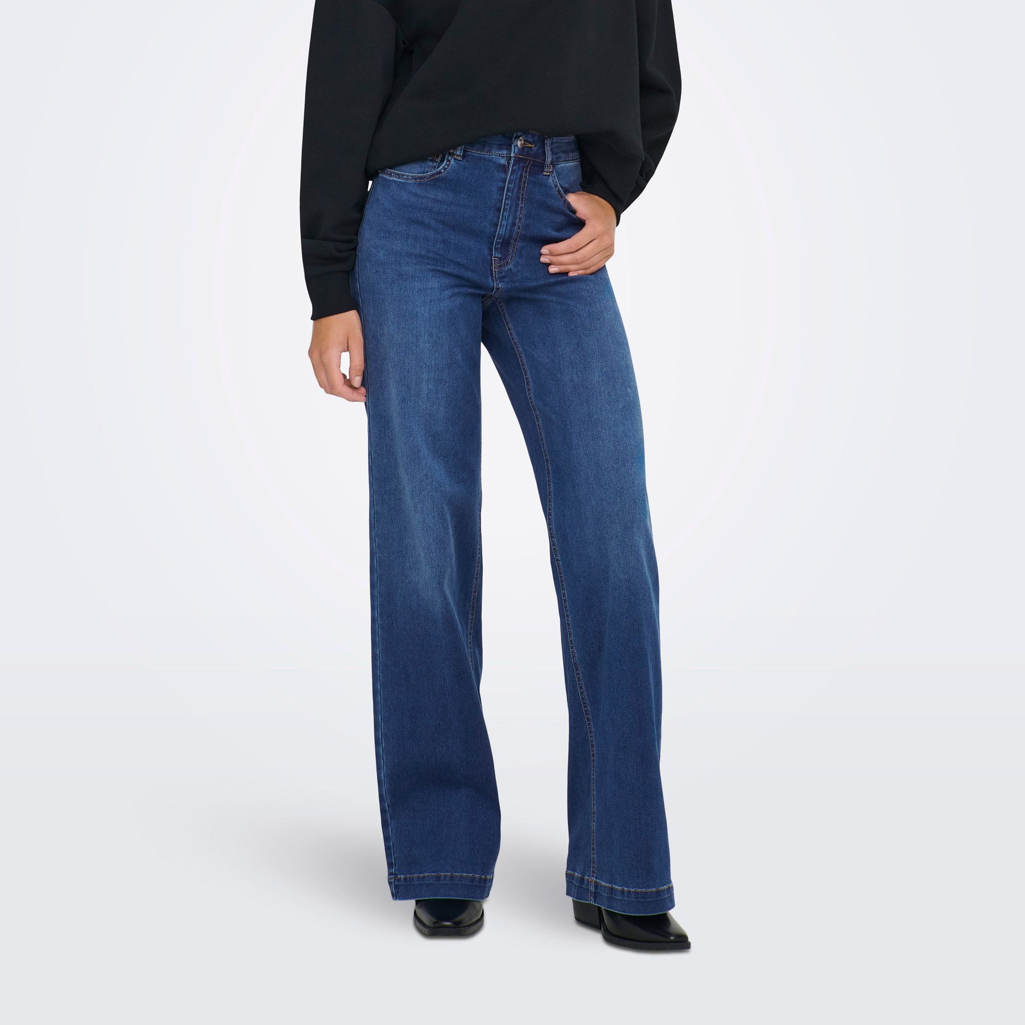Only Madison Royal High Waist Wide Jeans Dames