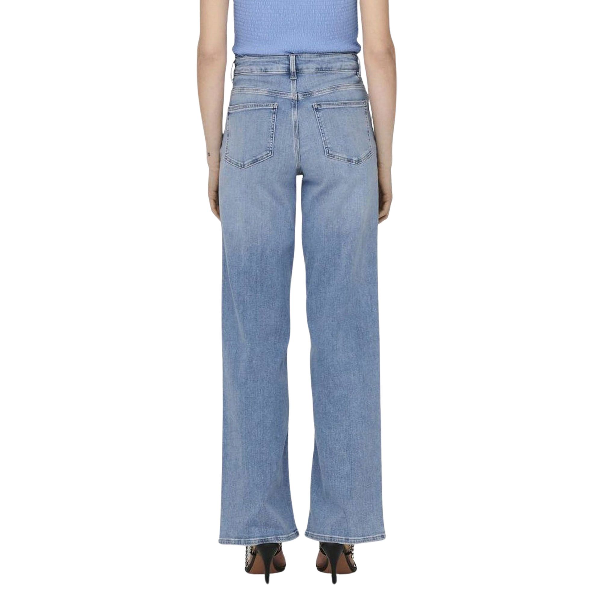 Only Madison Blush Wide Jeans Dames