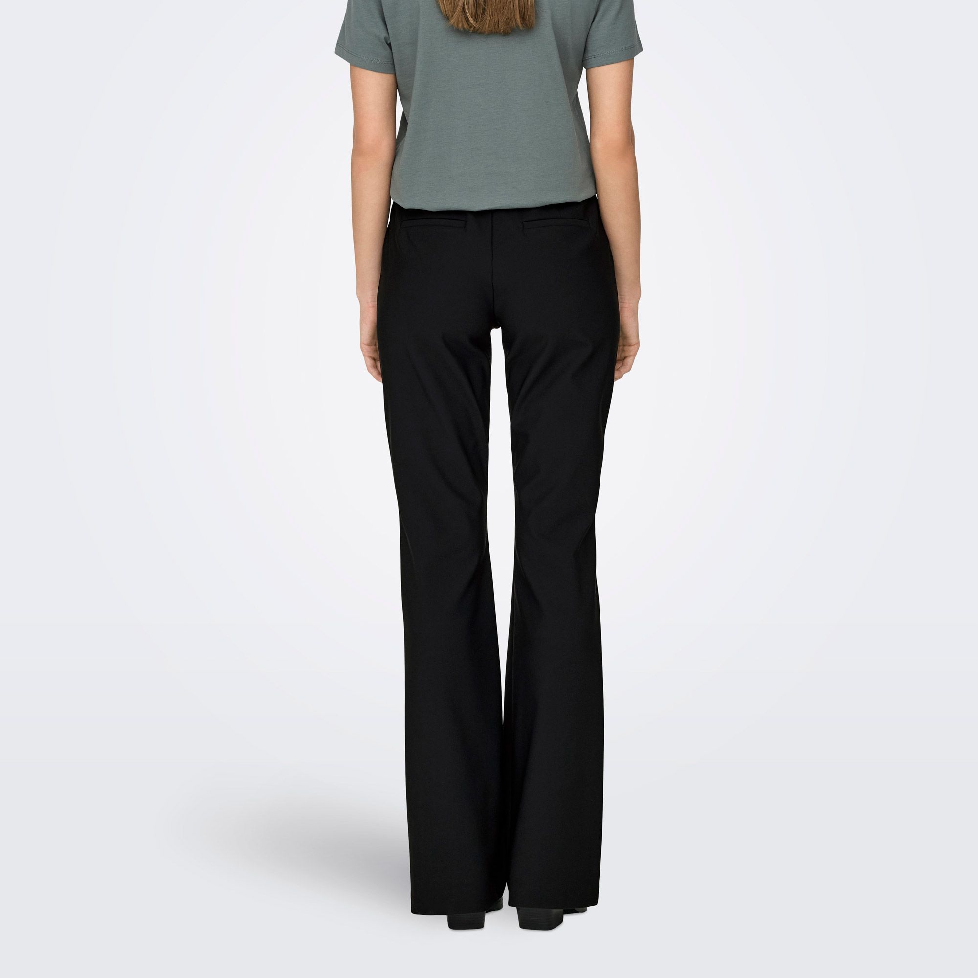 Only Travel Mid Waist Flared Pants Women