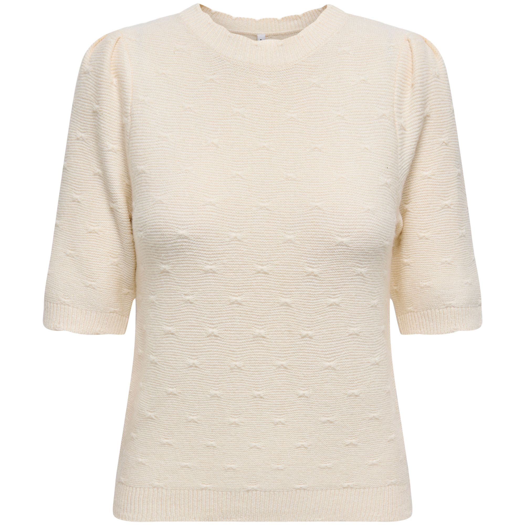 Only Katia SS Structure Knit Shirt Dames