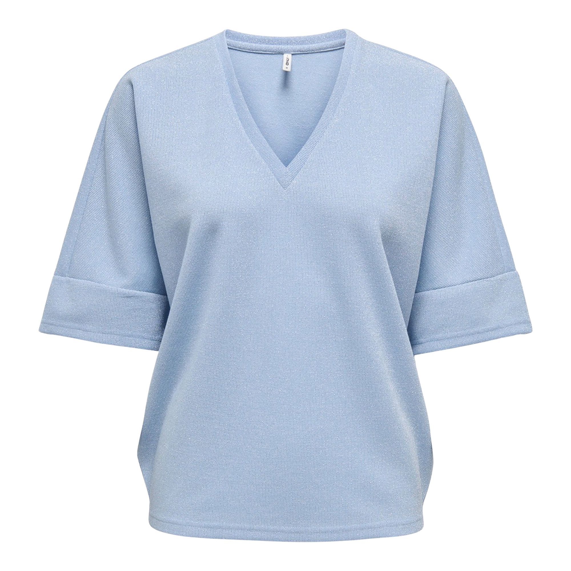 Only Ivy Glitter V-neck Top Dames