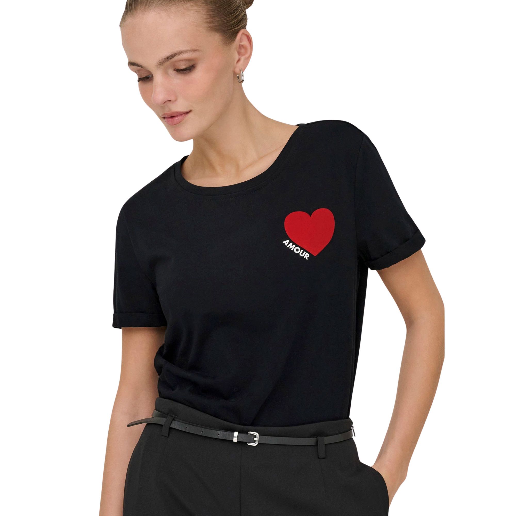 Only Vica Fold Up Velvet Shirt Dames