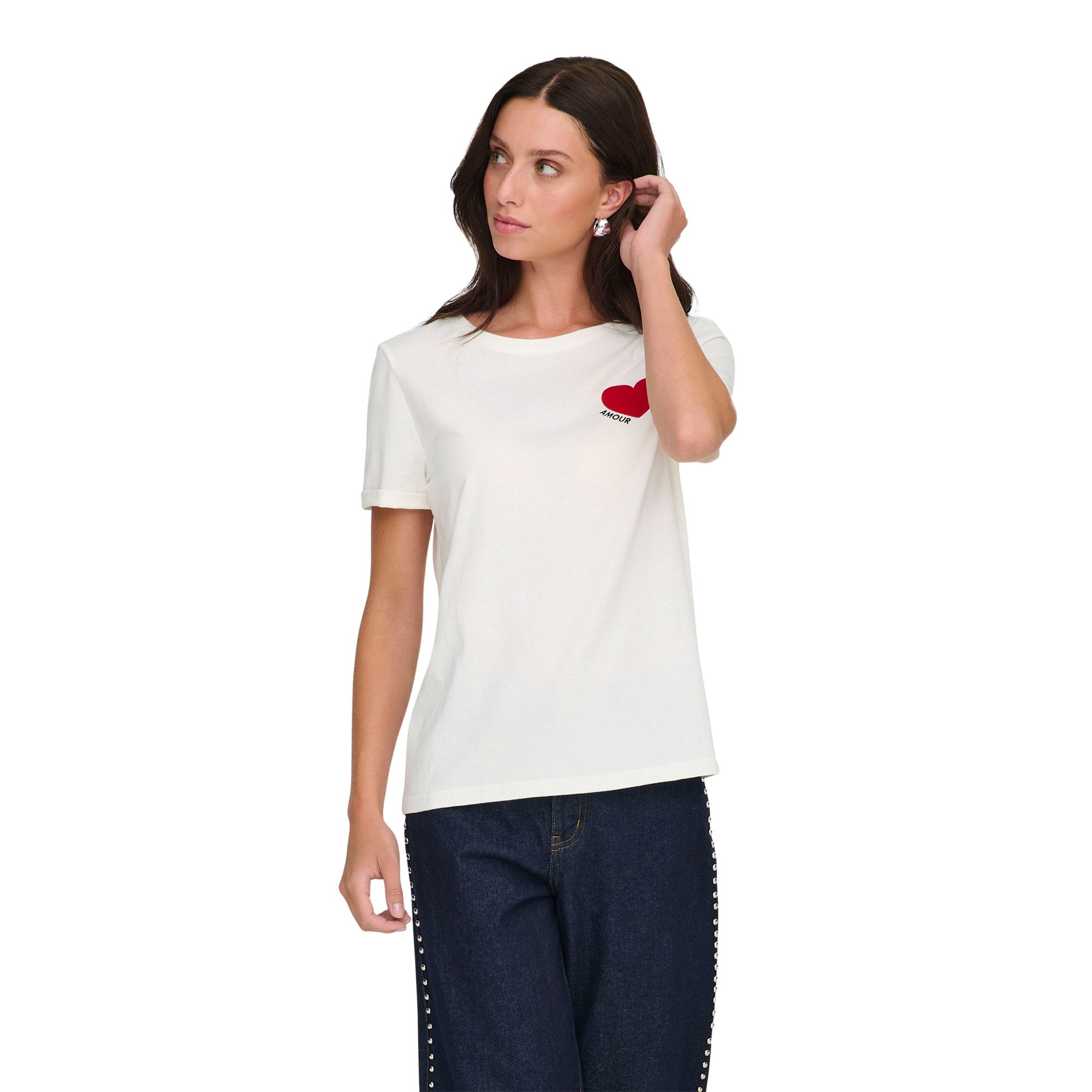 Only Vica Fold Up Velvet Shirt Dames