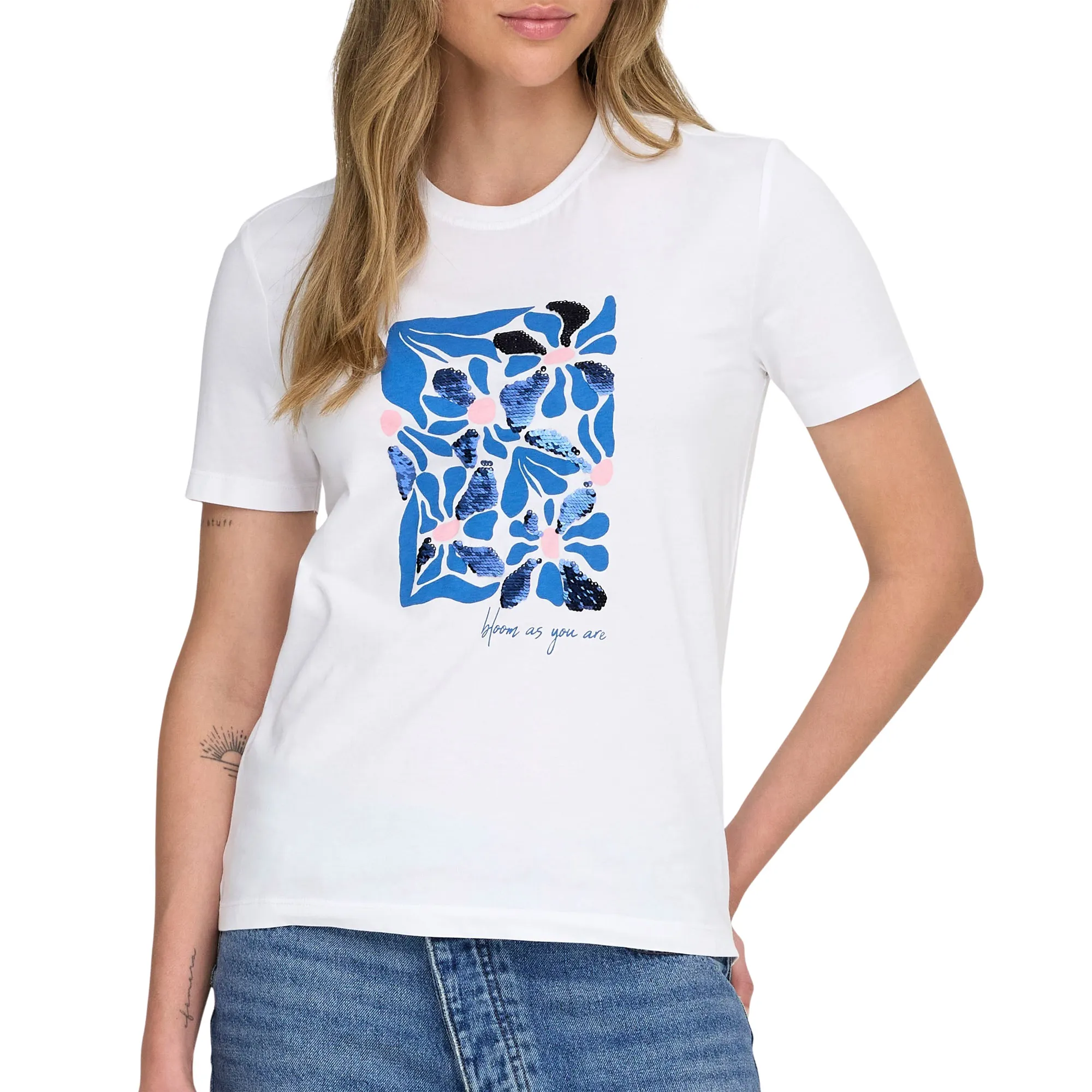 Only Kita Regular Print T-shirt Dames