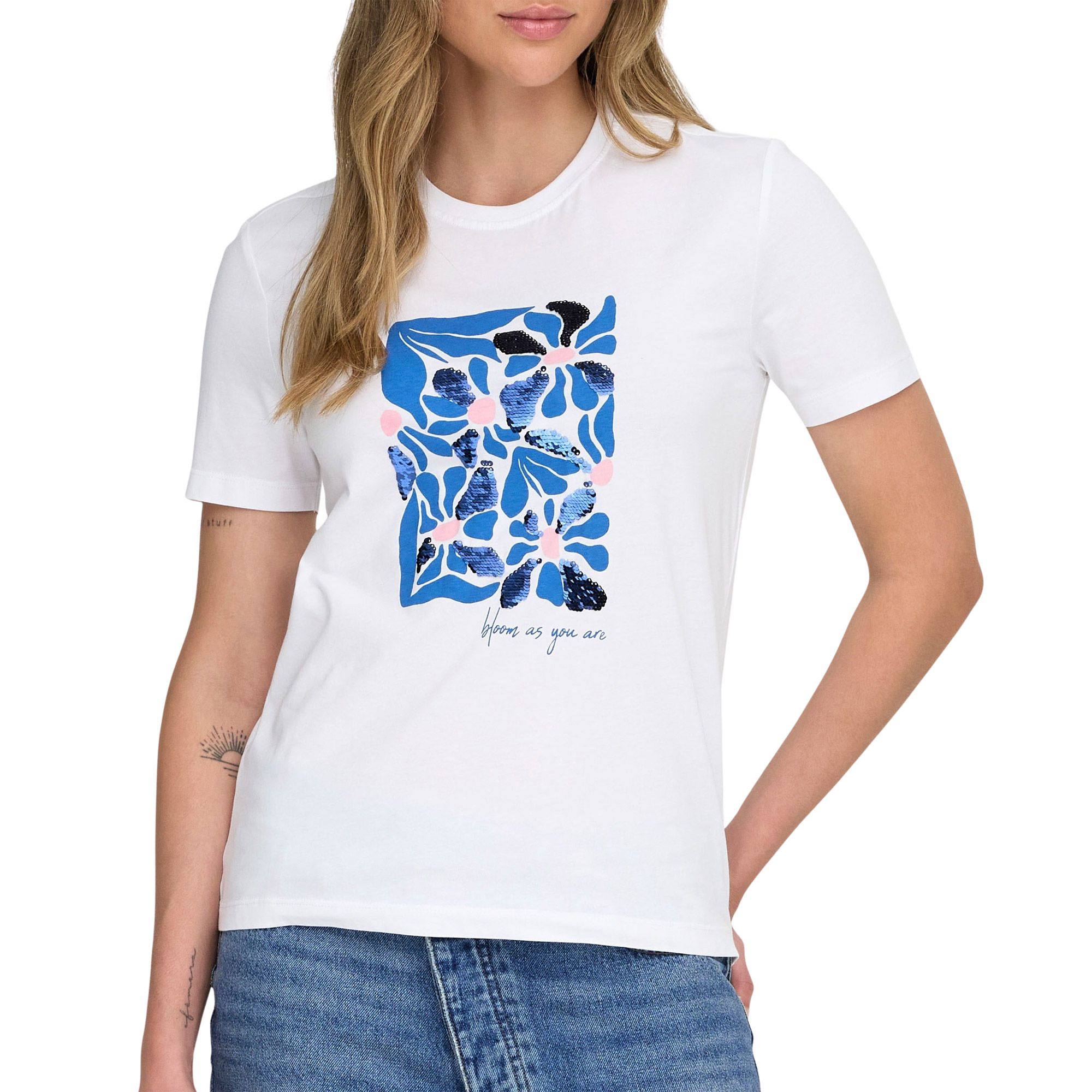Only Kita Regular Print T-shirt Dames