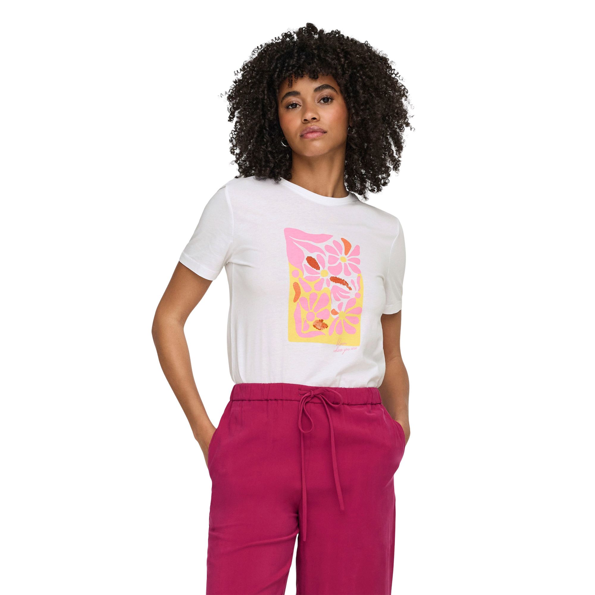 Only Kita Regular Print T-shirt Dames