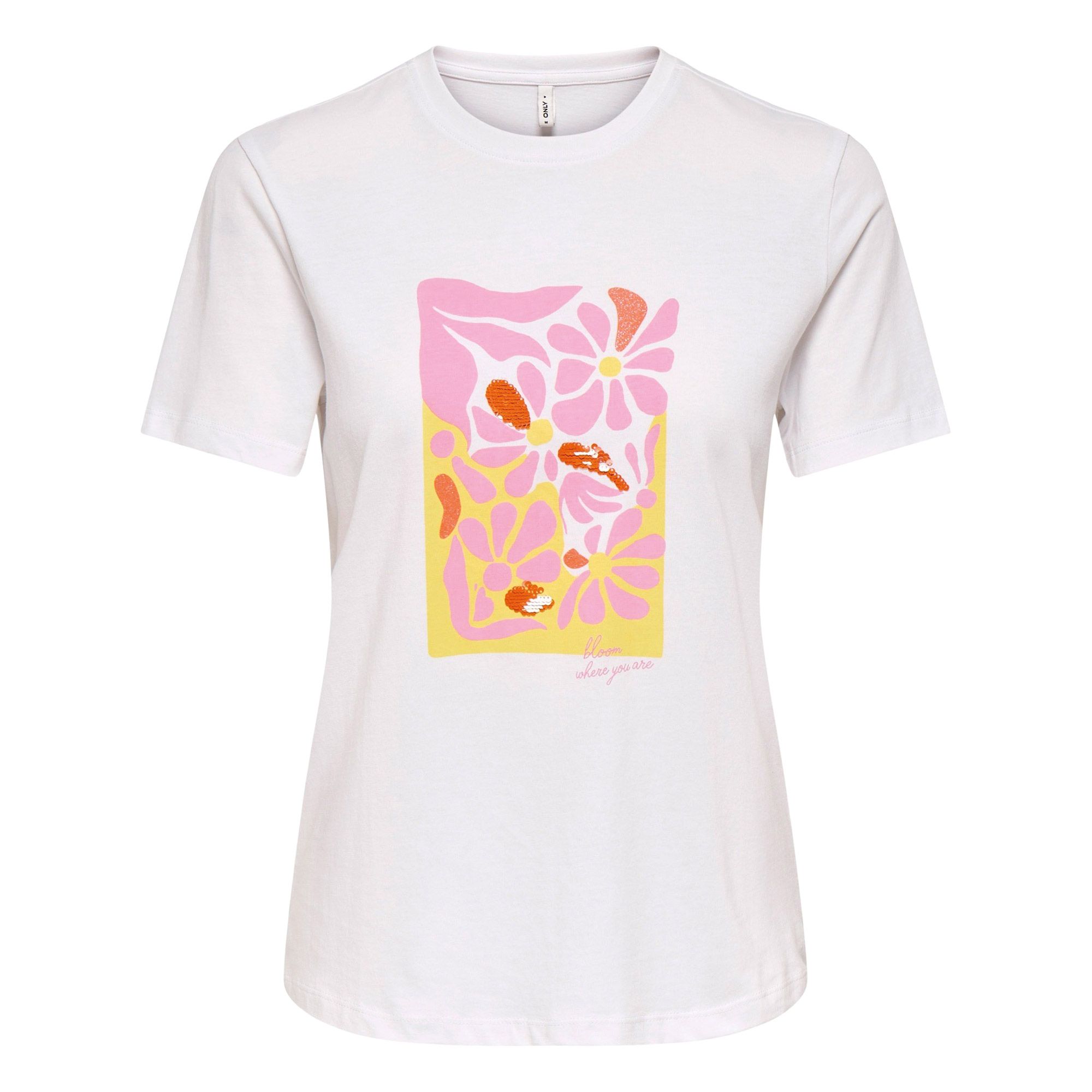 Only Kita Regular Print T-shirt Dames