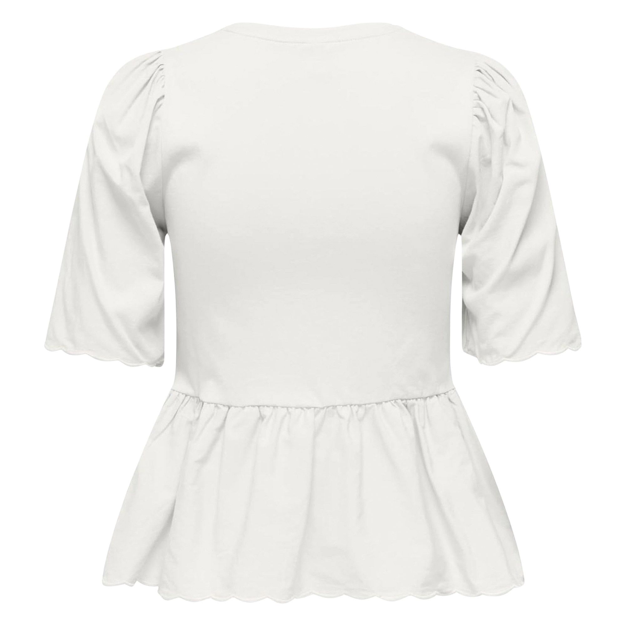 Only Veronika Life SS Mix Peplum Shirt Dames