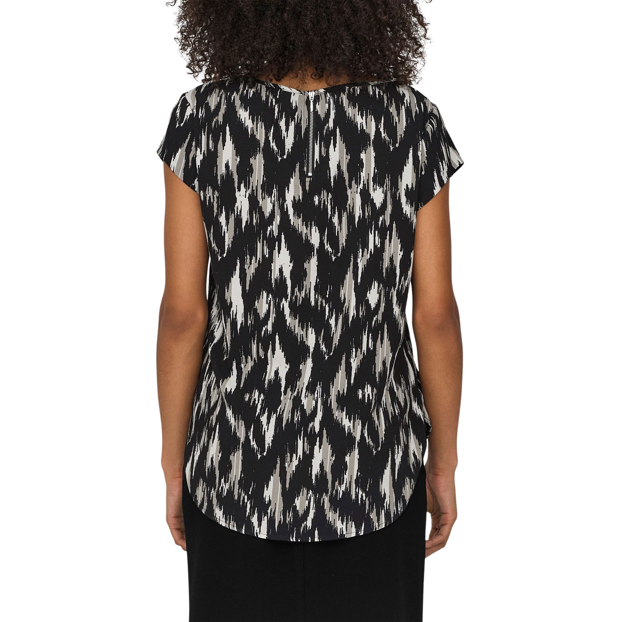 Only Vic S/S AOP Top Dames