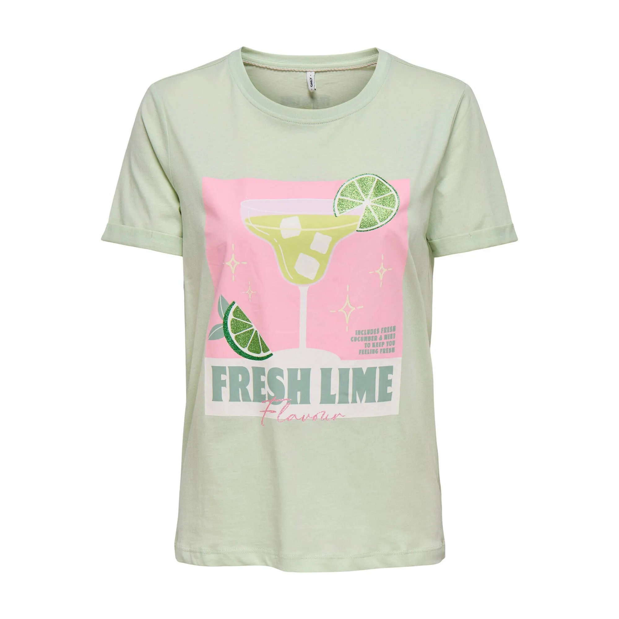Only Kita Life Drinks T-shirt Dames