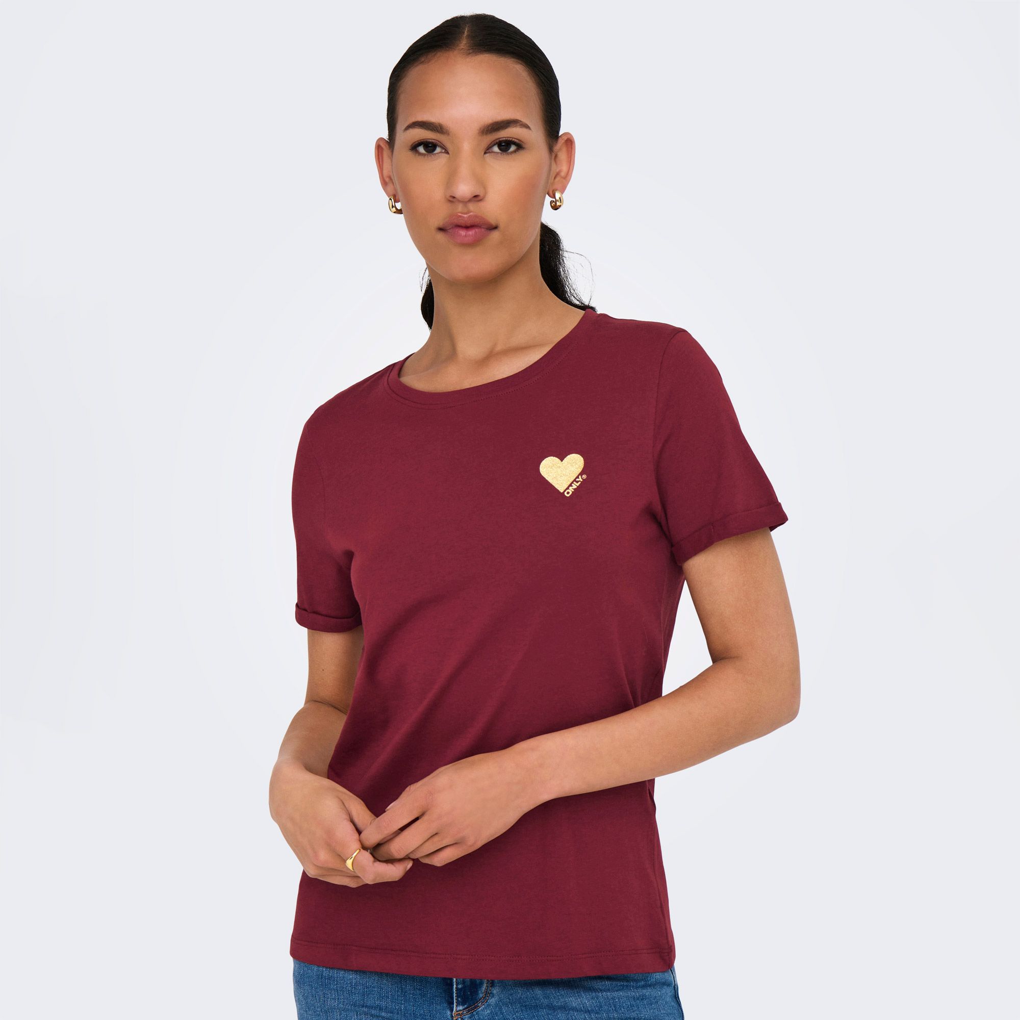Only Kita Logo Shirt Dames