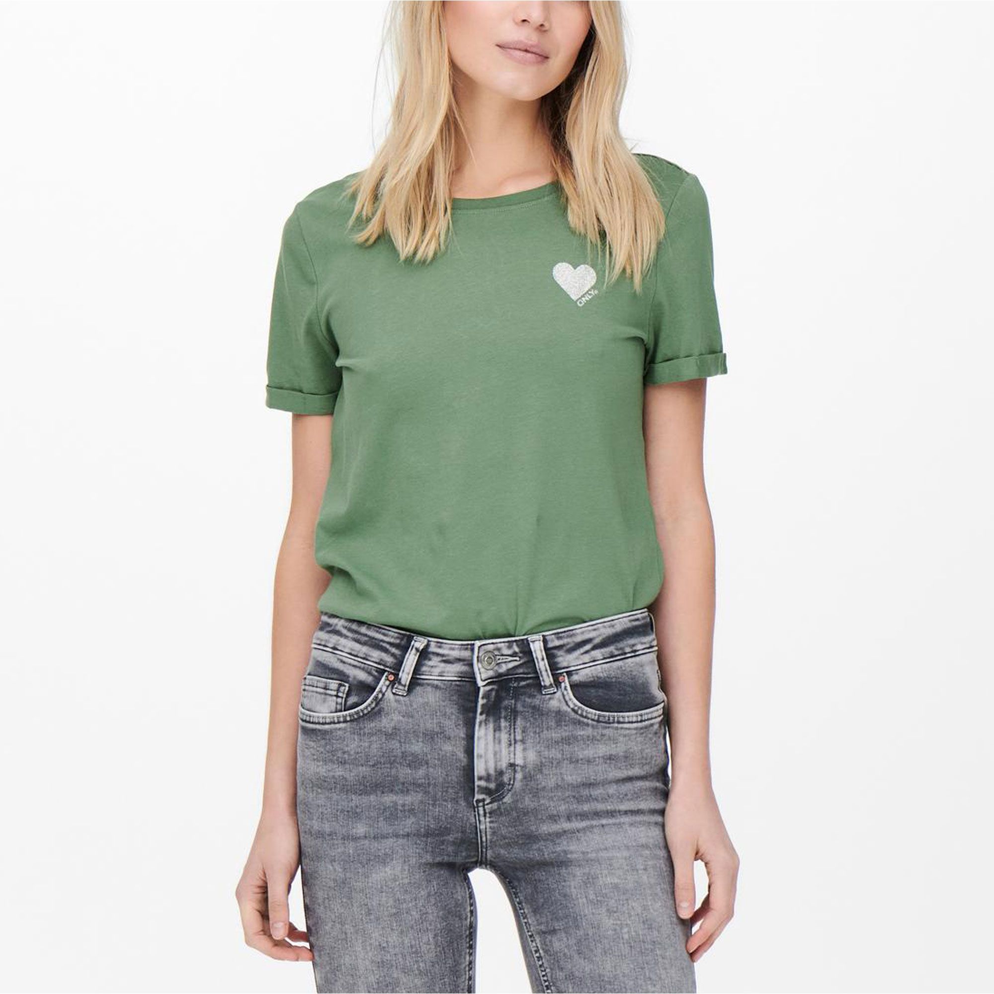 Only Kita Logo Shirt Dames