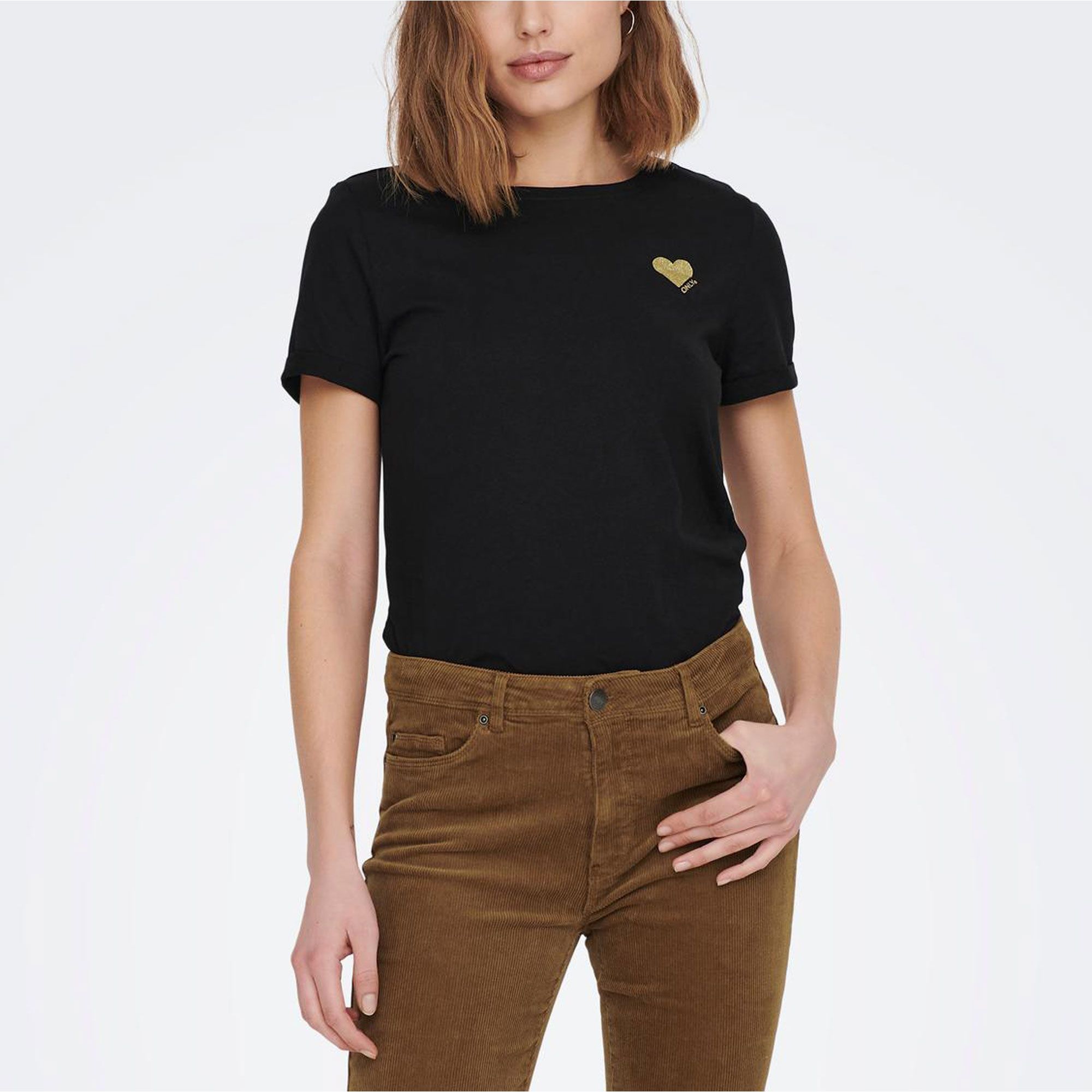 Only Kita Logo Shirt Dames