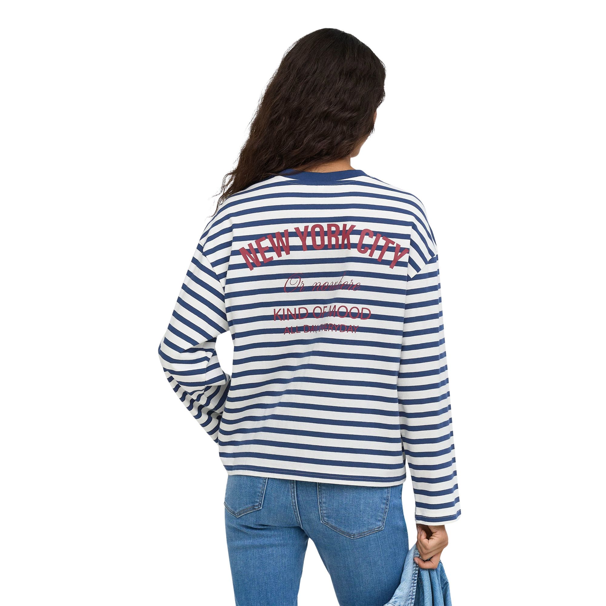 Only Freja LS Stripe Shirt Dames