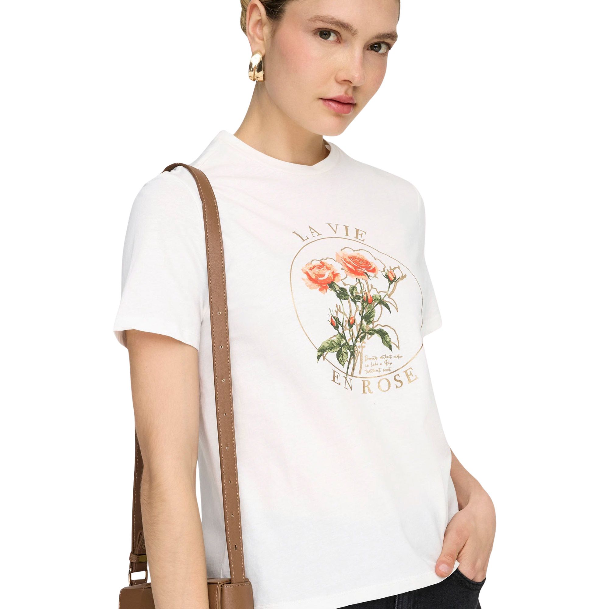 Only Amberdine Print T-shirt Dames