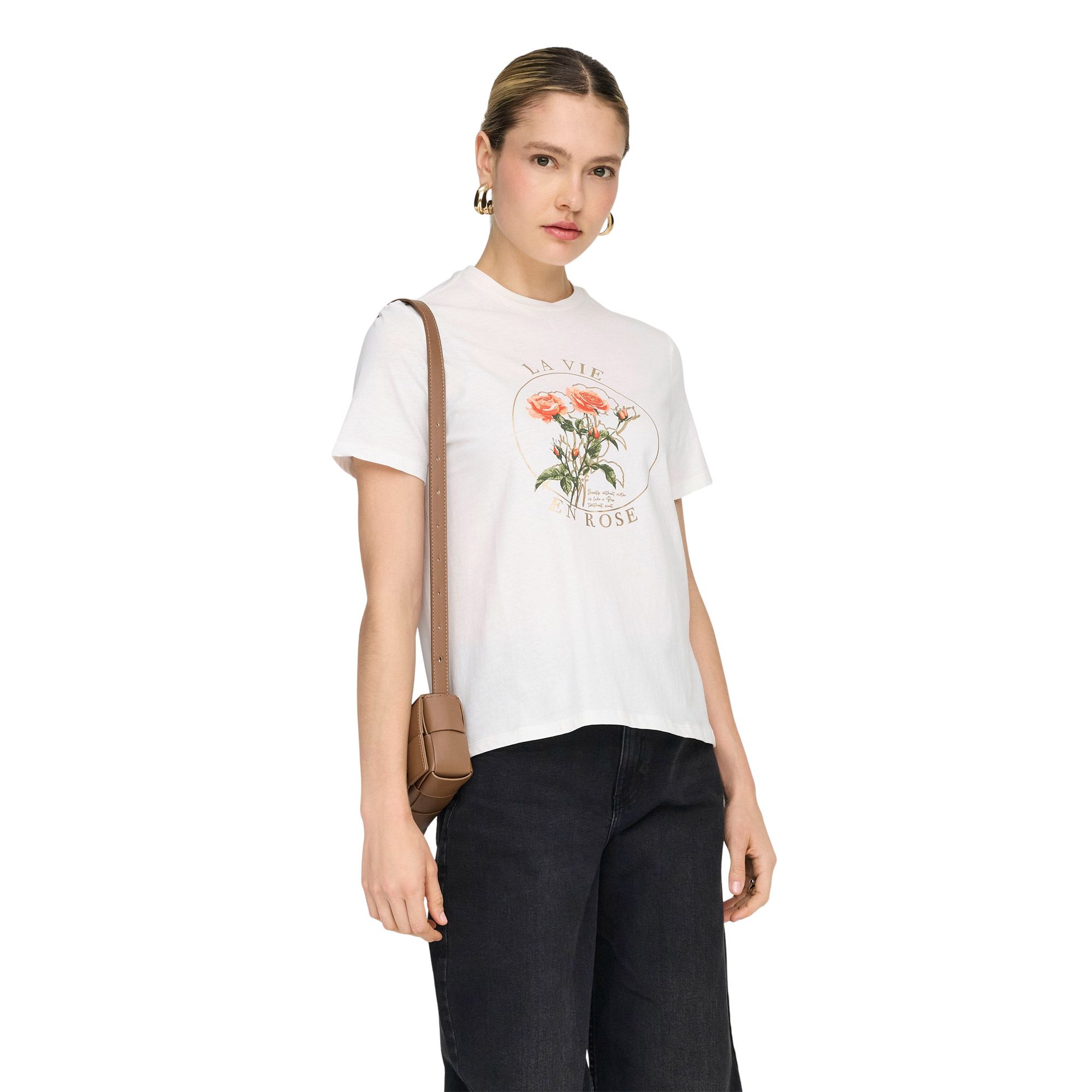 Only Amberdine Print T-shirt Dames