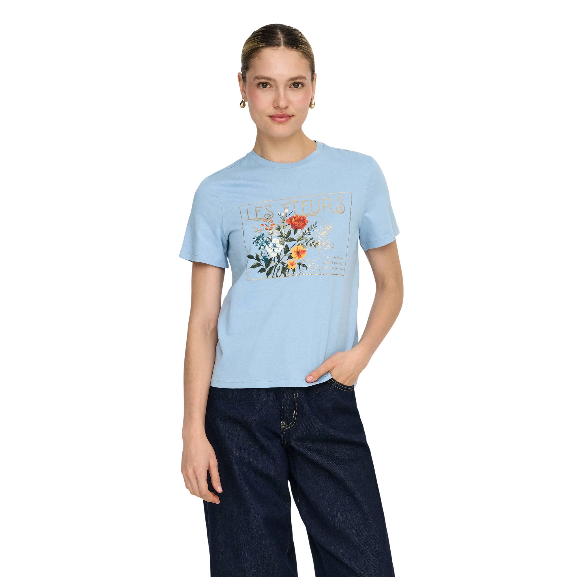 Only Amberdine Print T-shirt Dames