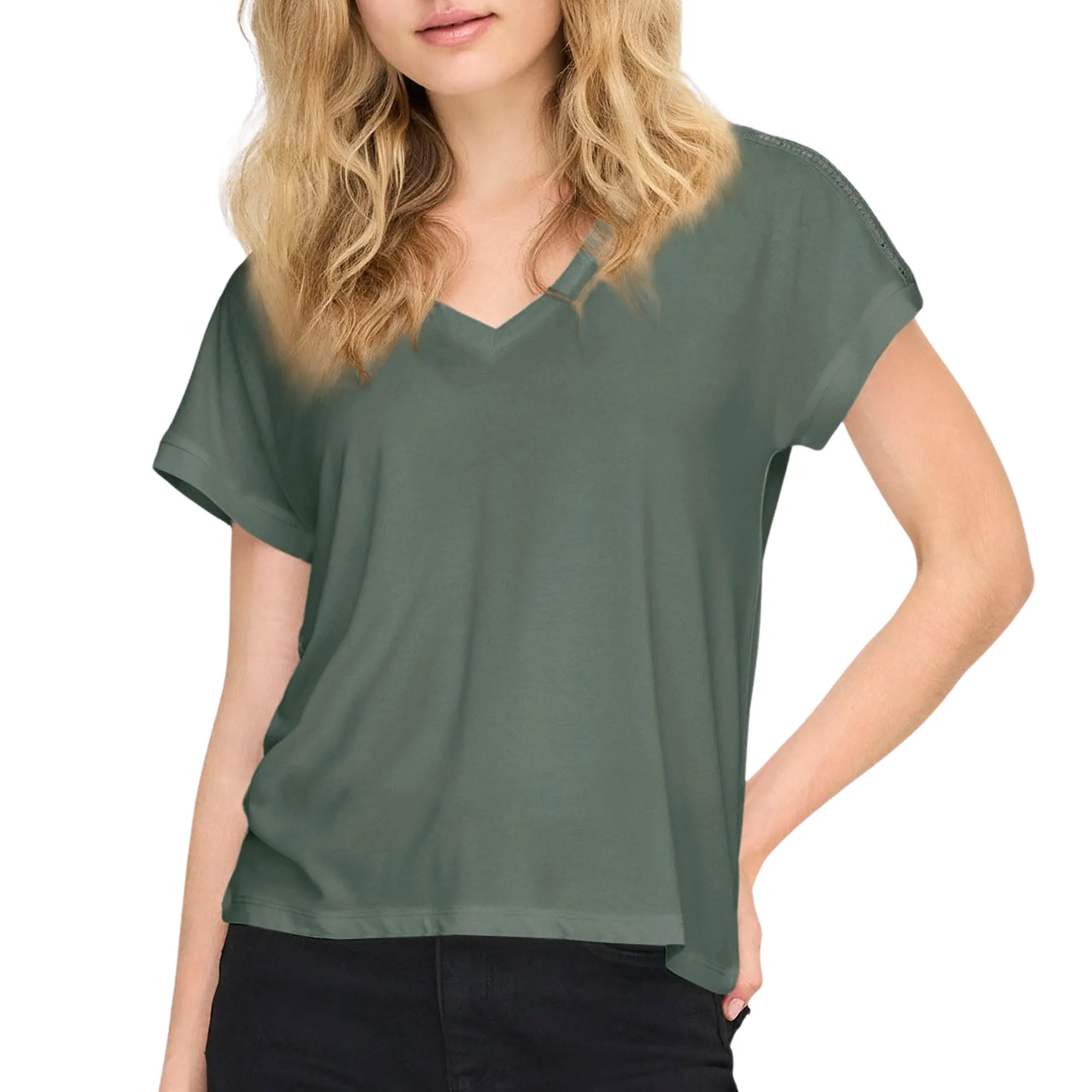 Only Free Life V-neck Shirt Dames