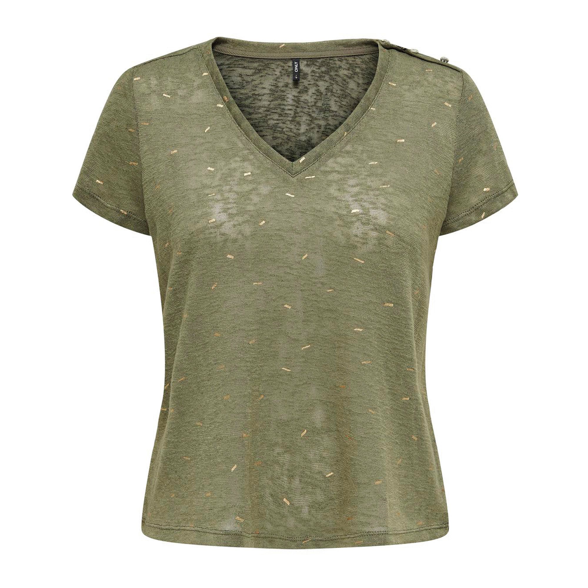 Only Stephi V-Neck Shirt Dames
