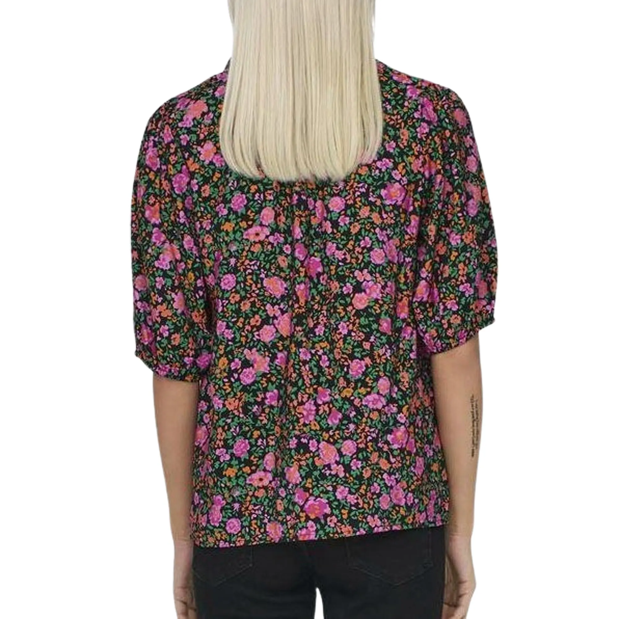 Only Sabrina 2/4 V-Neck Top Dames