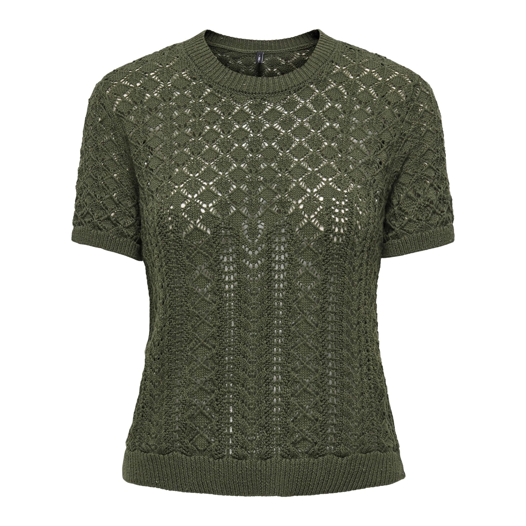 Only Saga Life Knitted Crew Shirt Dames