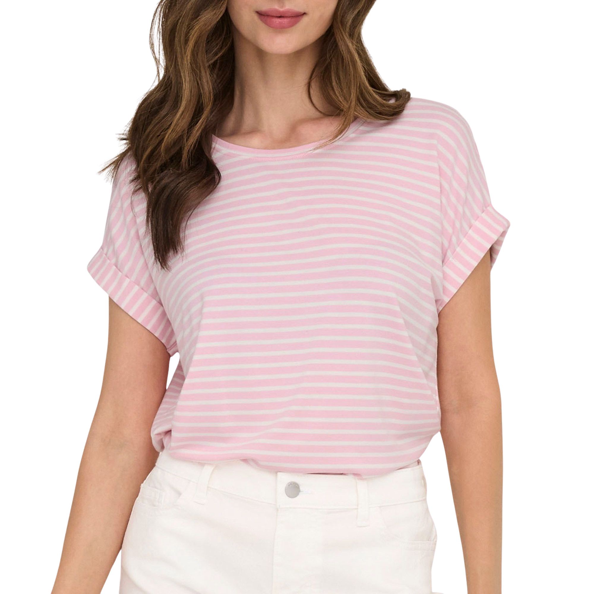 Only Moster Stripe S/S Shirt Dames