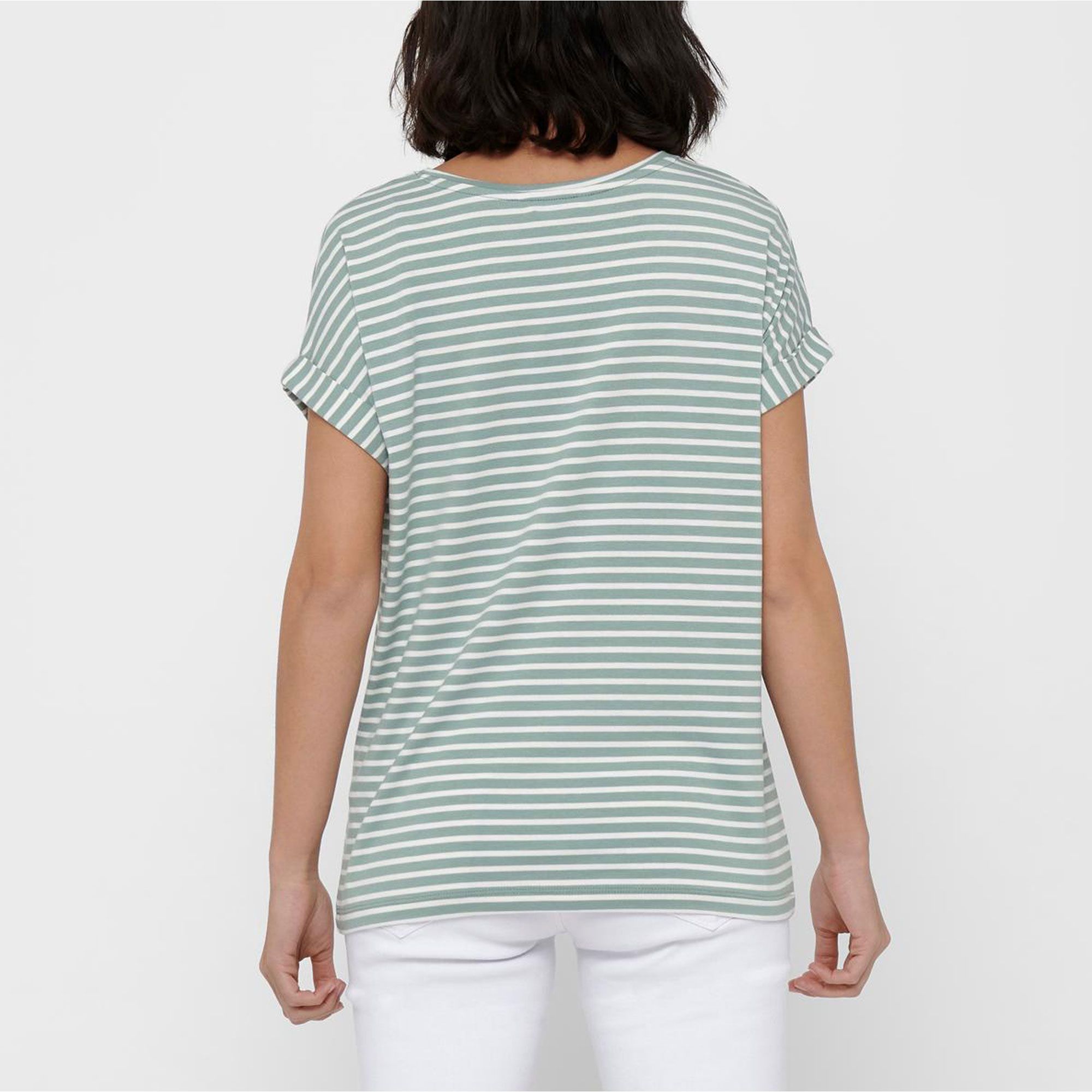 Only Moster Stripe S/S Shirt Dames