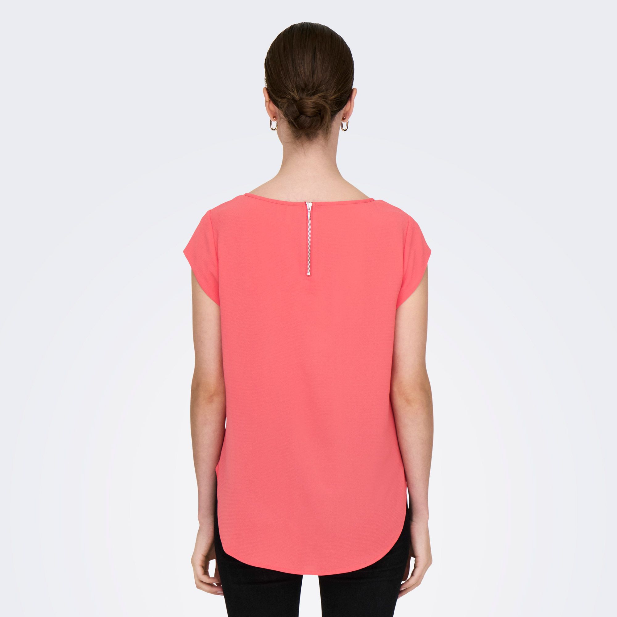 Only Vic S/S Solid Top Dames
