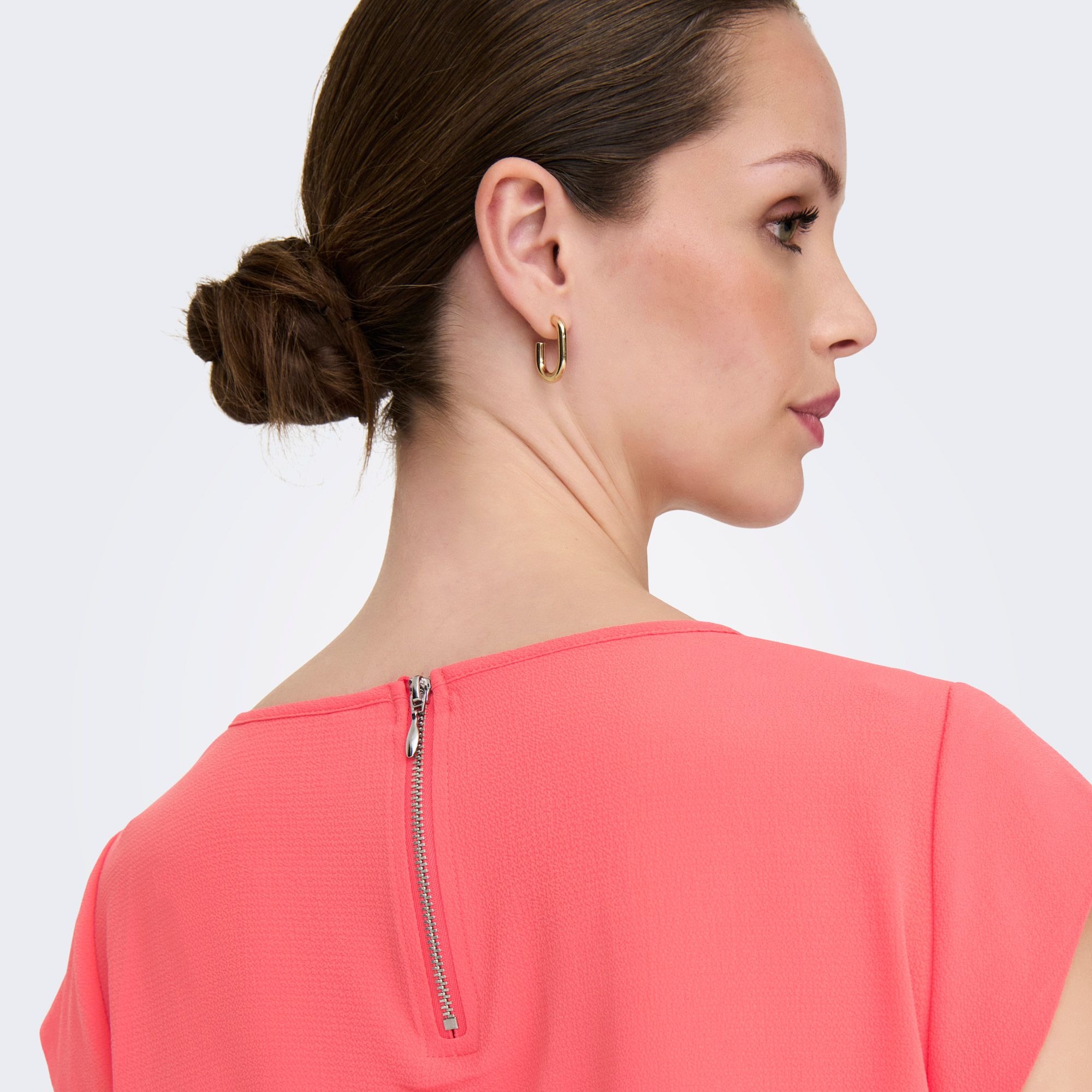 Only Vic S/S Solid Top Dames