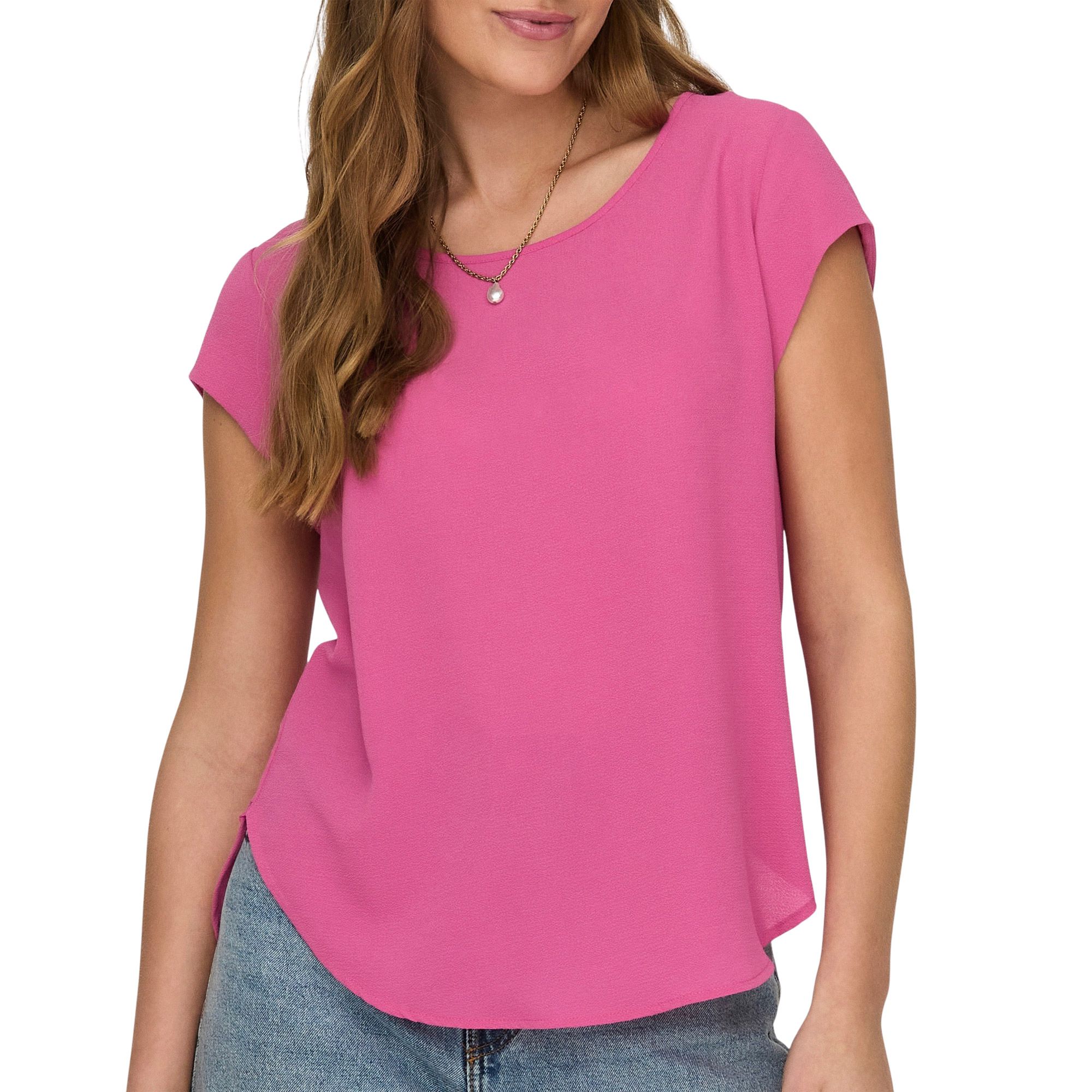Only Vic S/S Solid Top Dames