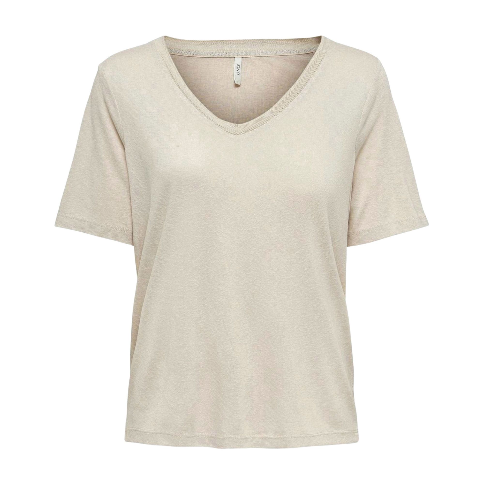 Only Elise V-Neck Shirt Dames