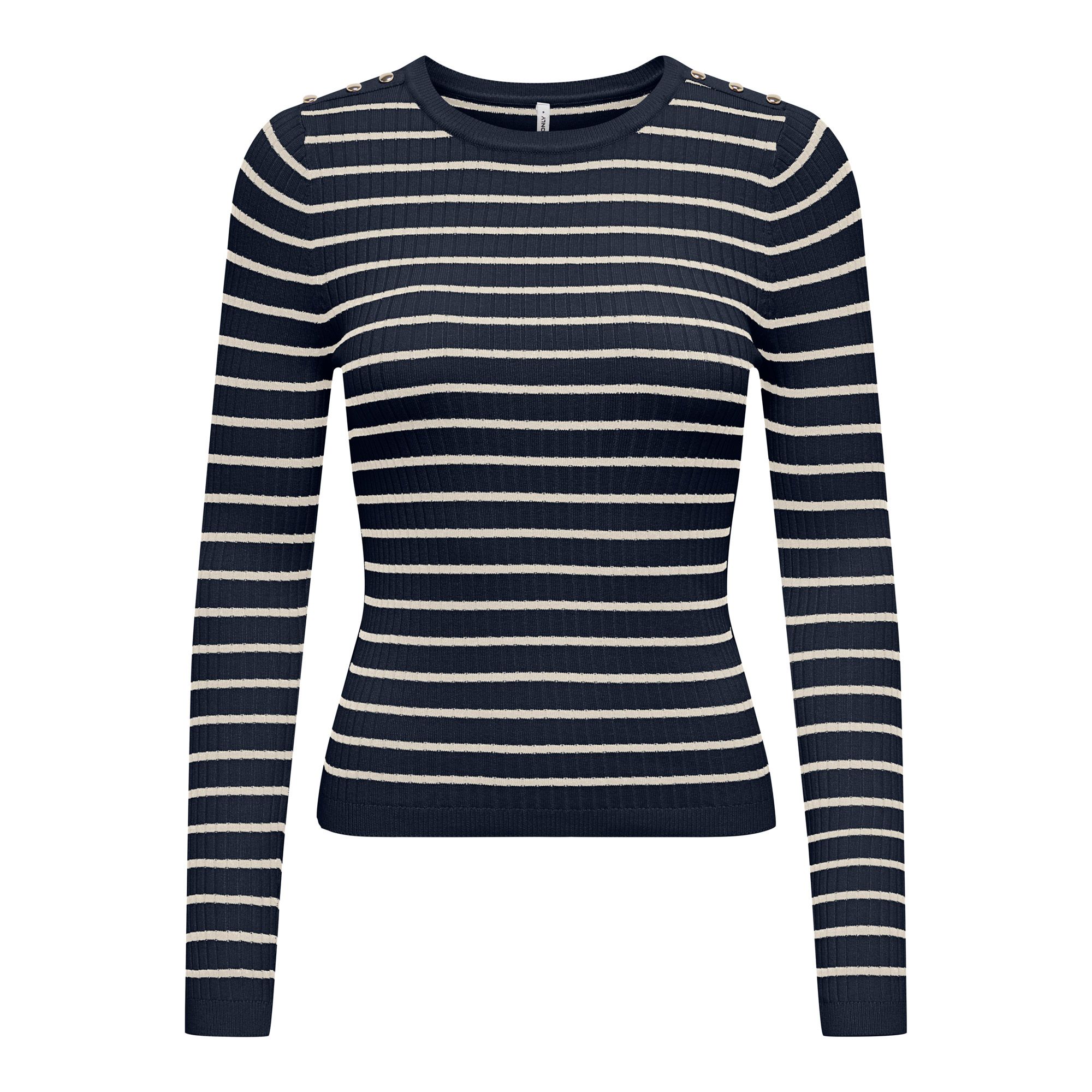 Only Mila Stripe Button Shirt Women