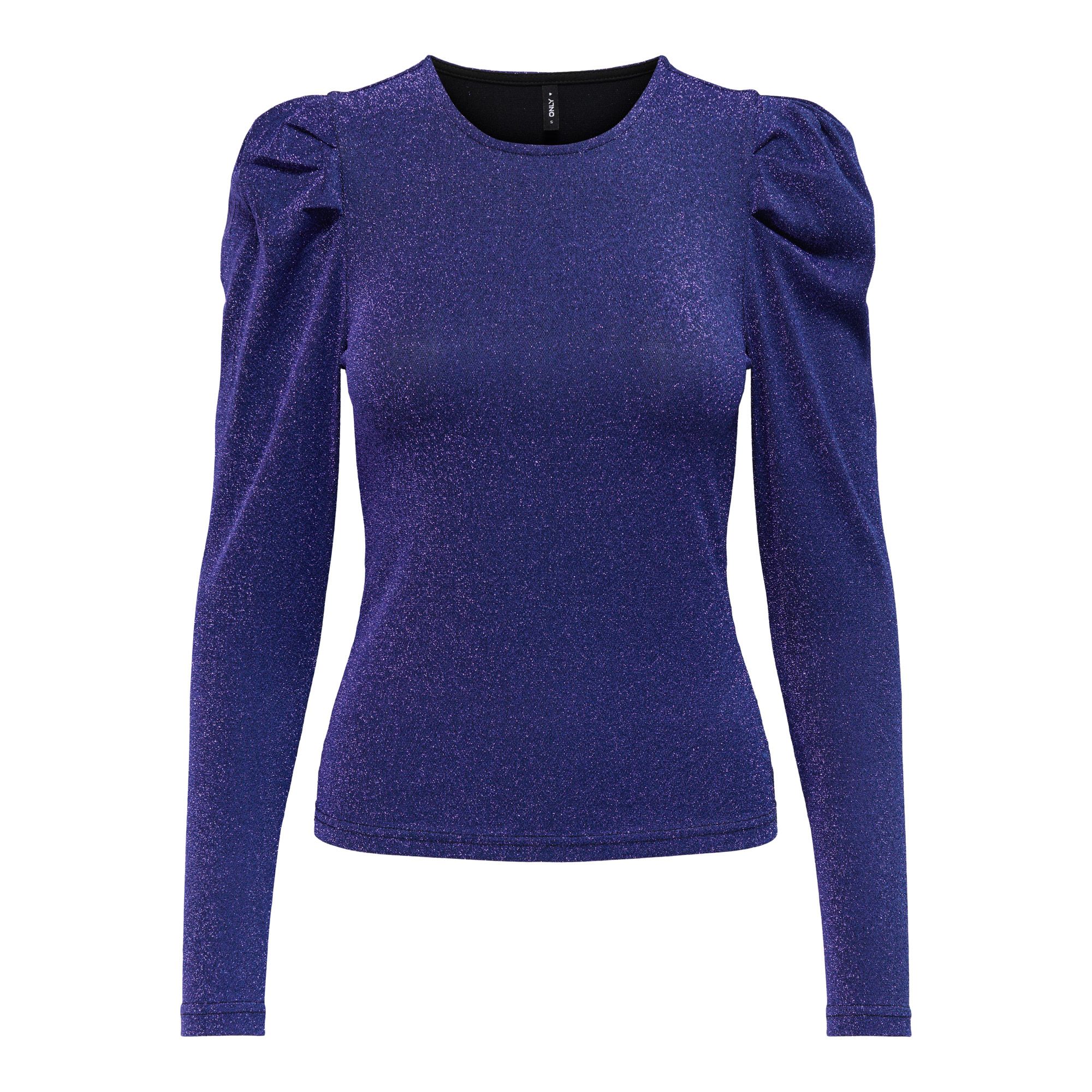 Only Rich Glitter Puff Top Dames