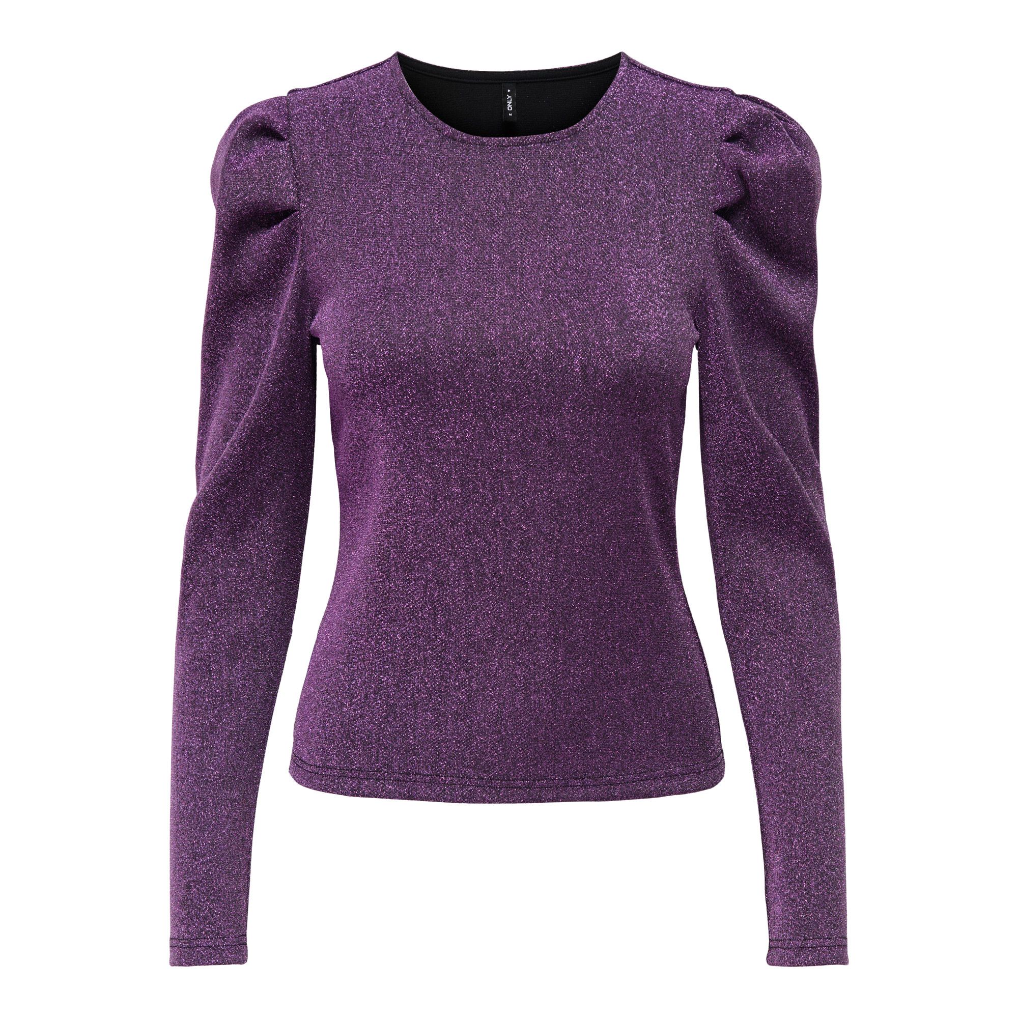 Only Rich Glitter Puff Top Dames