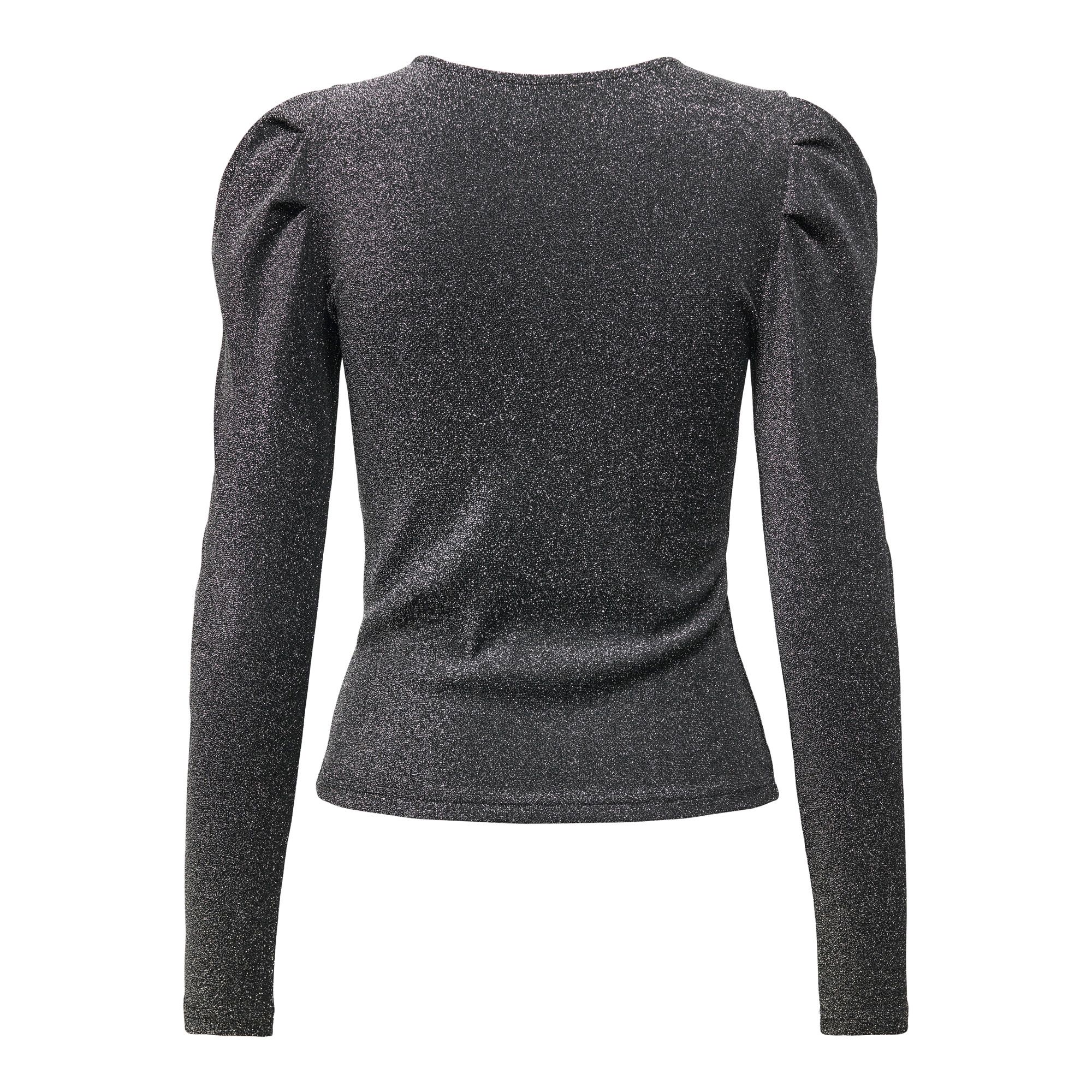 Only Rich Glitter Puff Top Dames