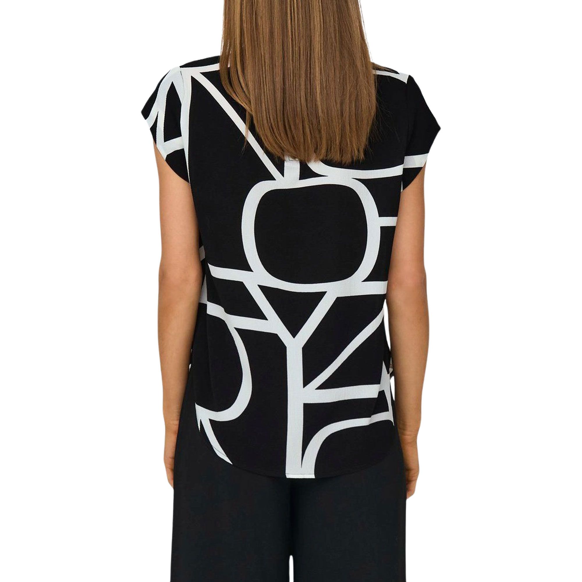 Only Vic S/S AOP Top Dames