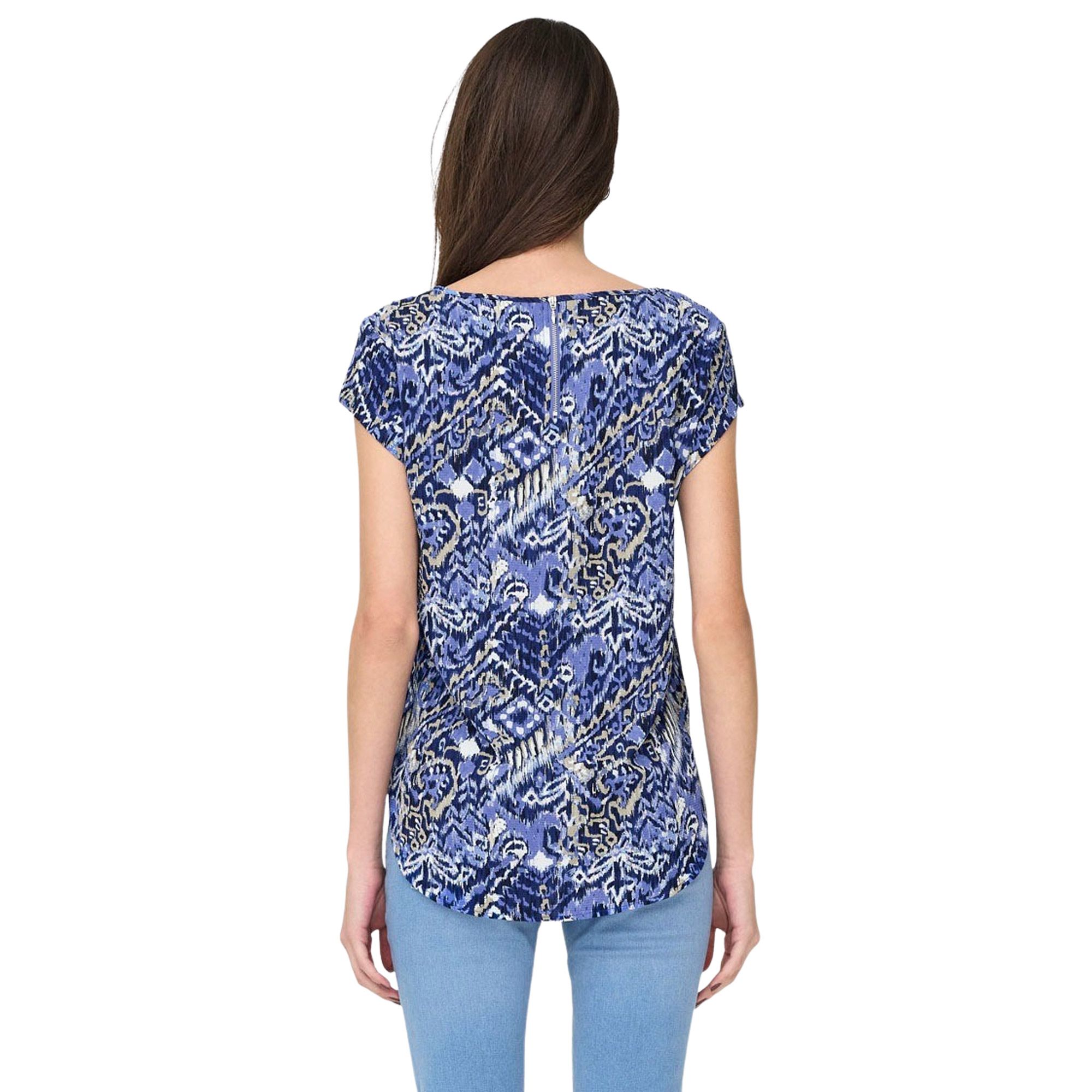 Only Vic S/S AOP Top Dames