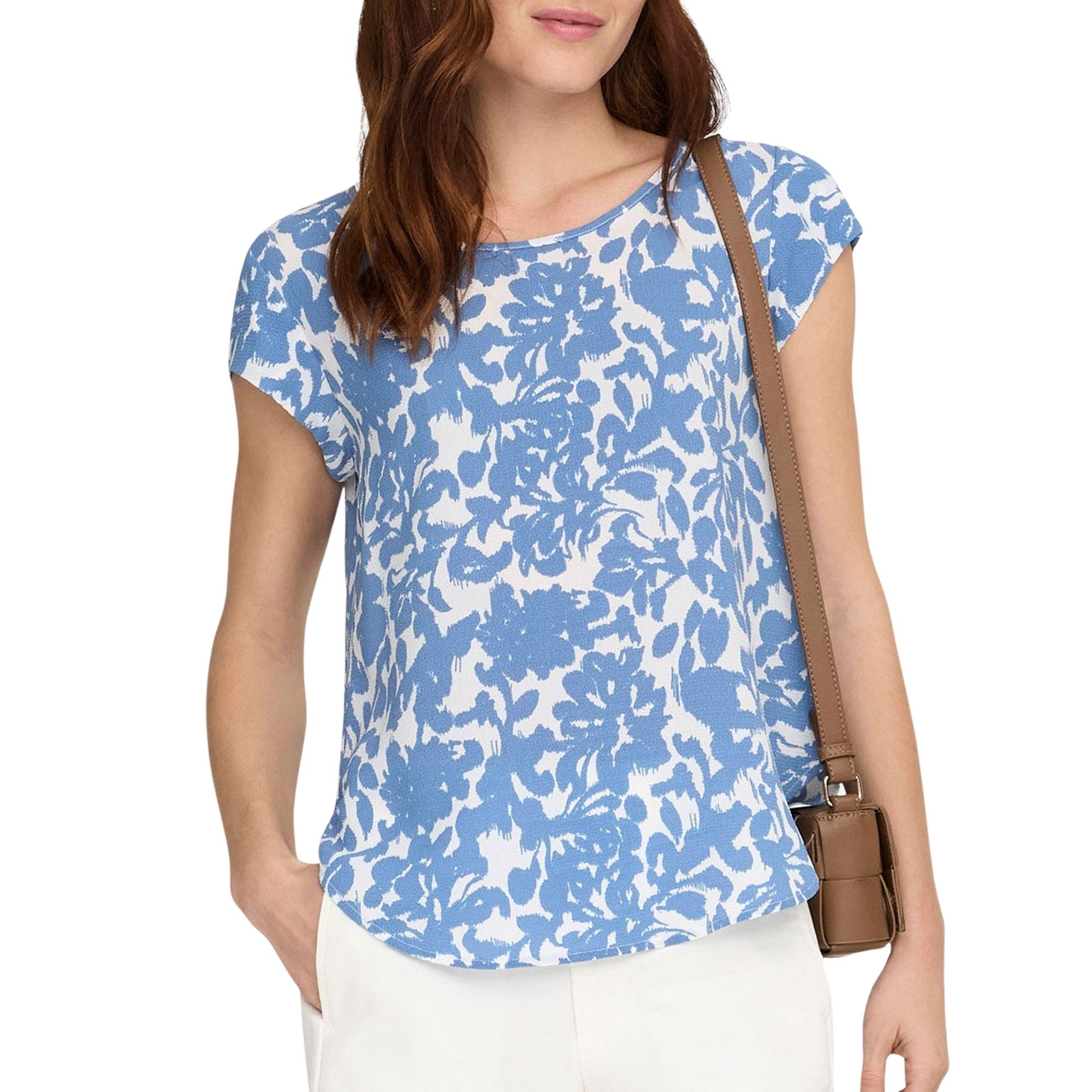 Only Vic S/S AOP Top Dames