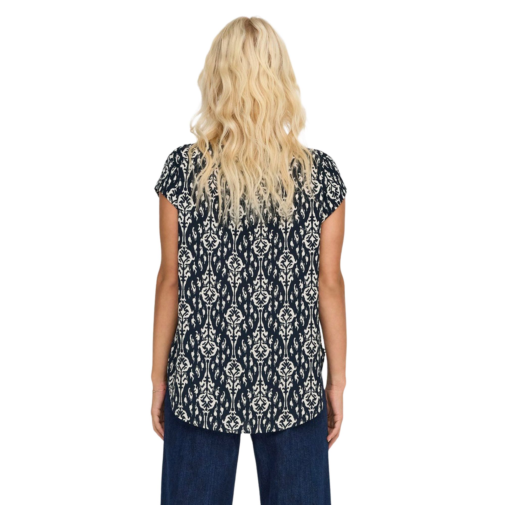 Only Vic S/S AOP Top Dames