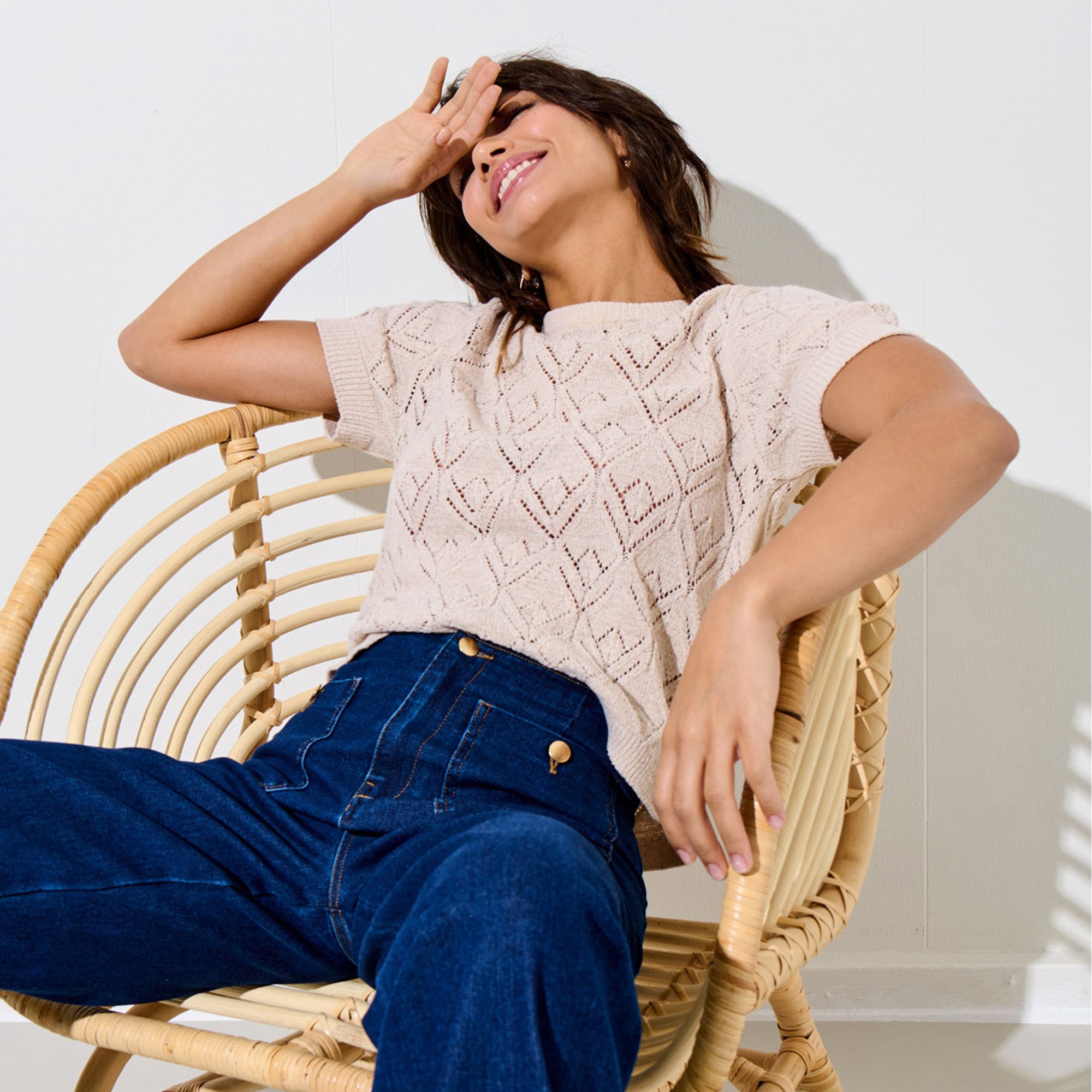 Only Sunny Knitted Shirt Dames