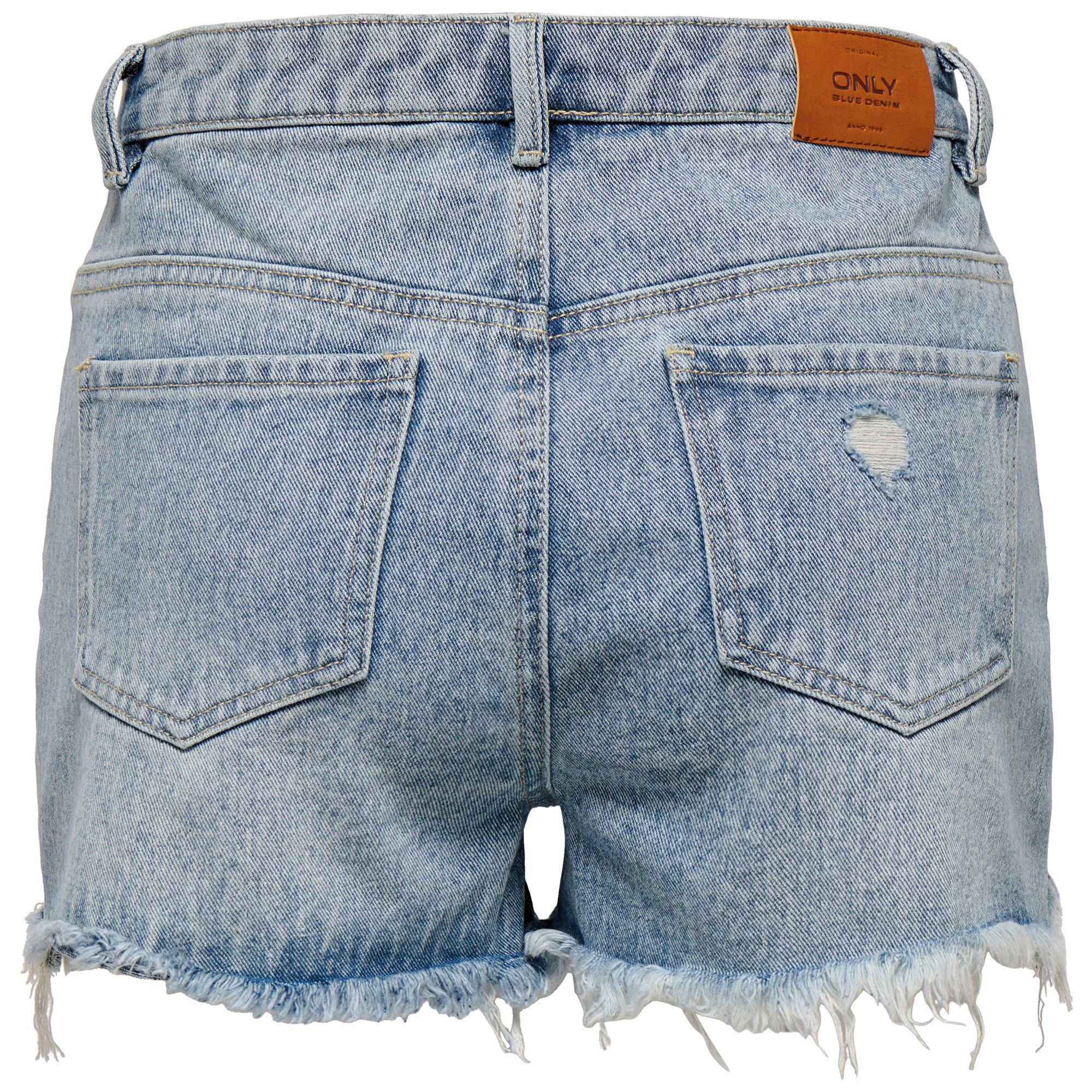 Only Pacy HW Crochet Denim Short Dames