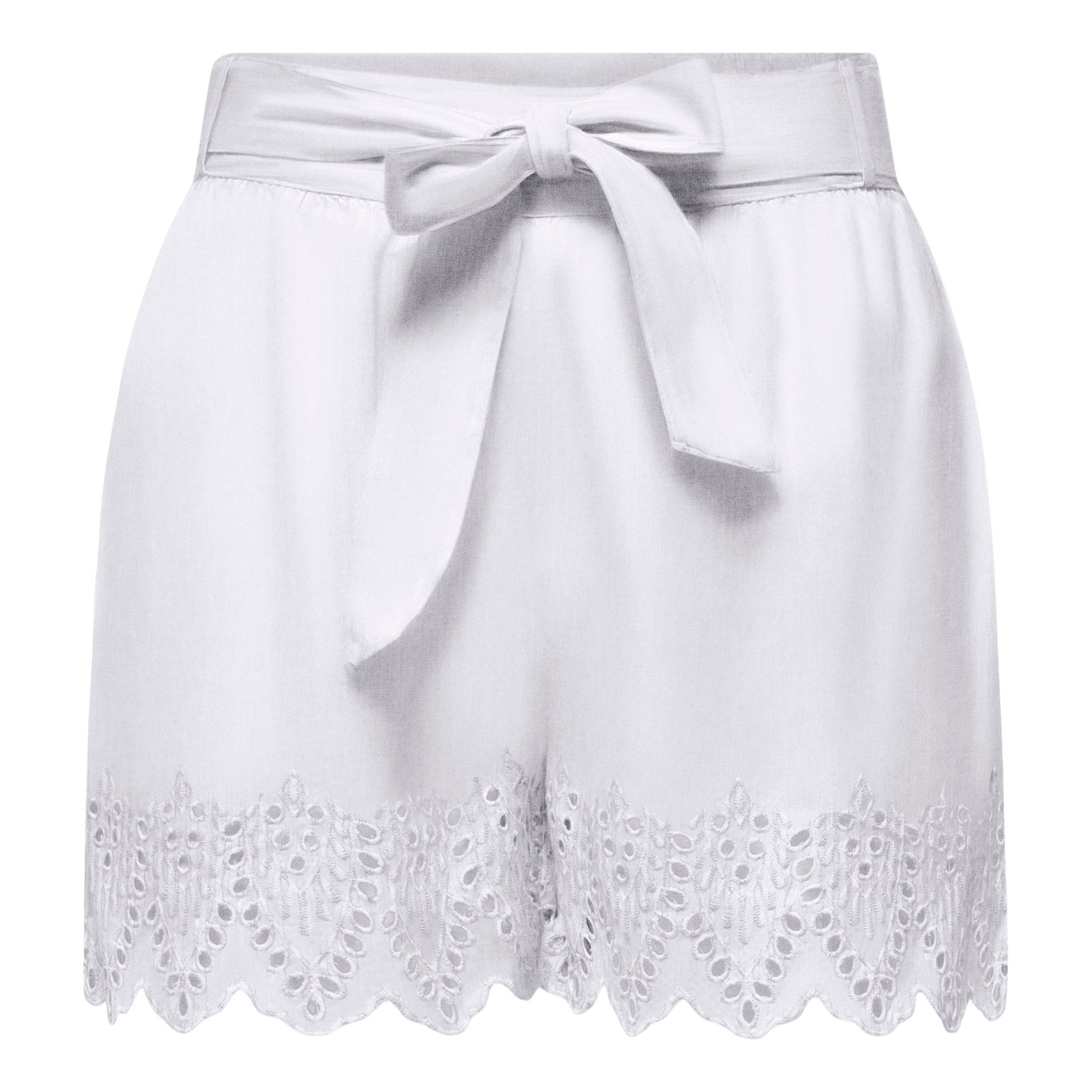 Only Tulum Embossed Loose Belt Woven Short Dames