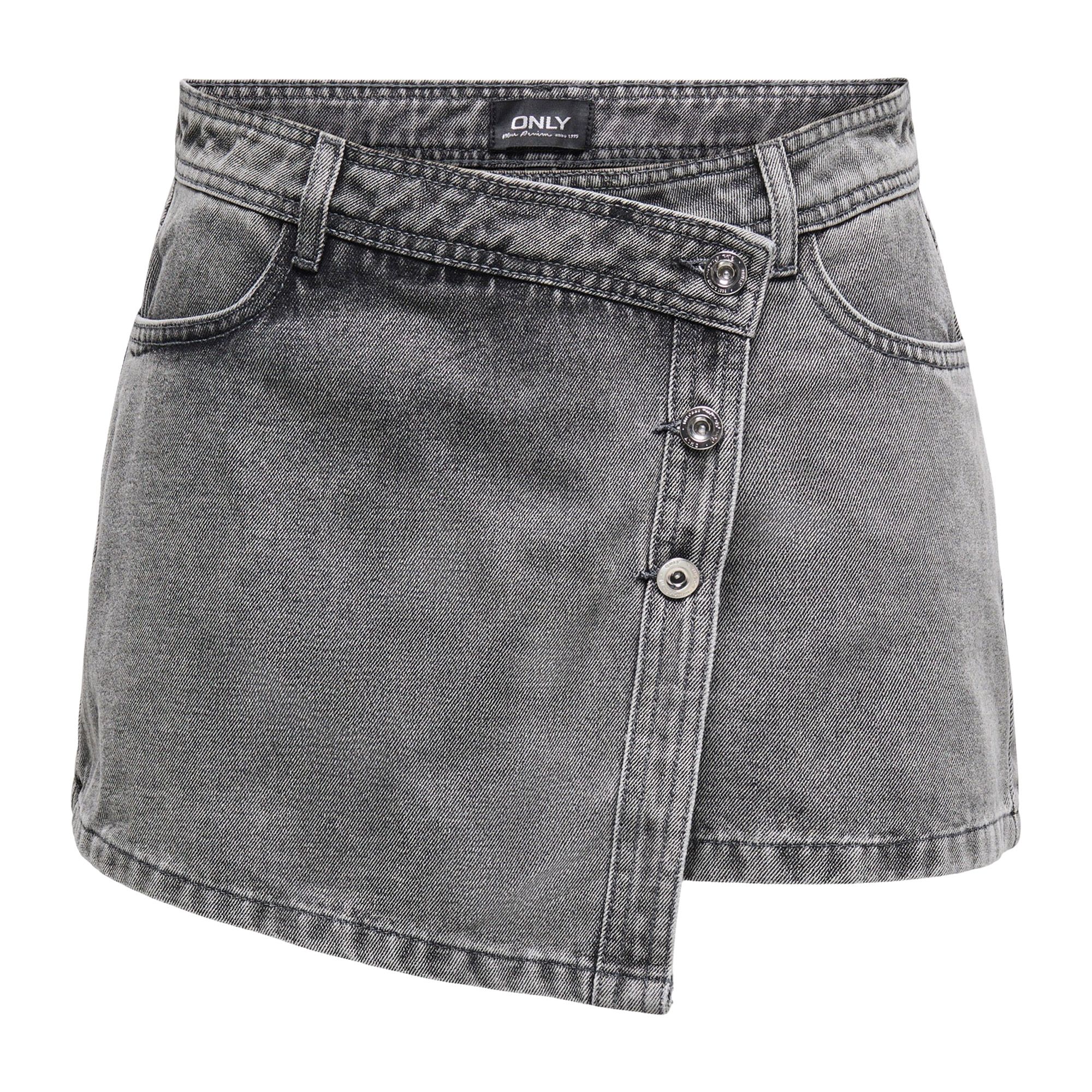 Only Lesly Denim Wrap Skort Dames