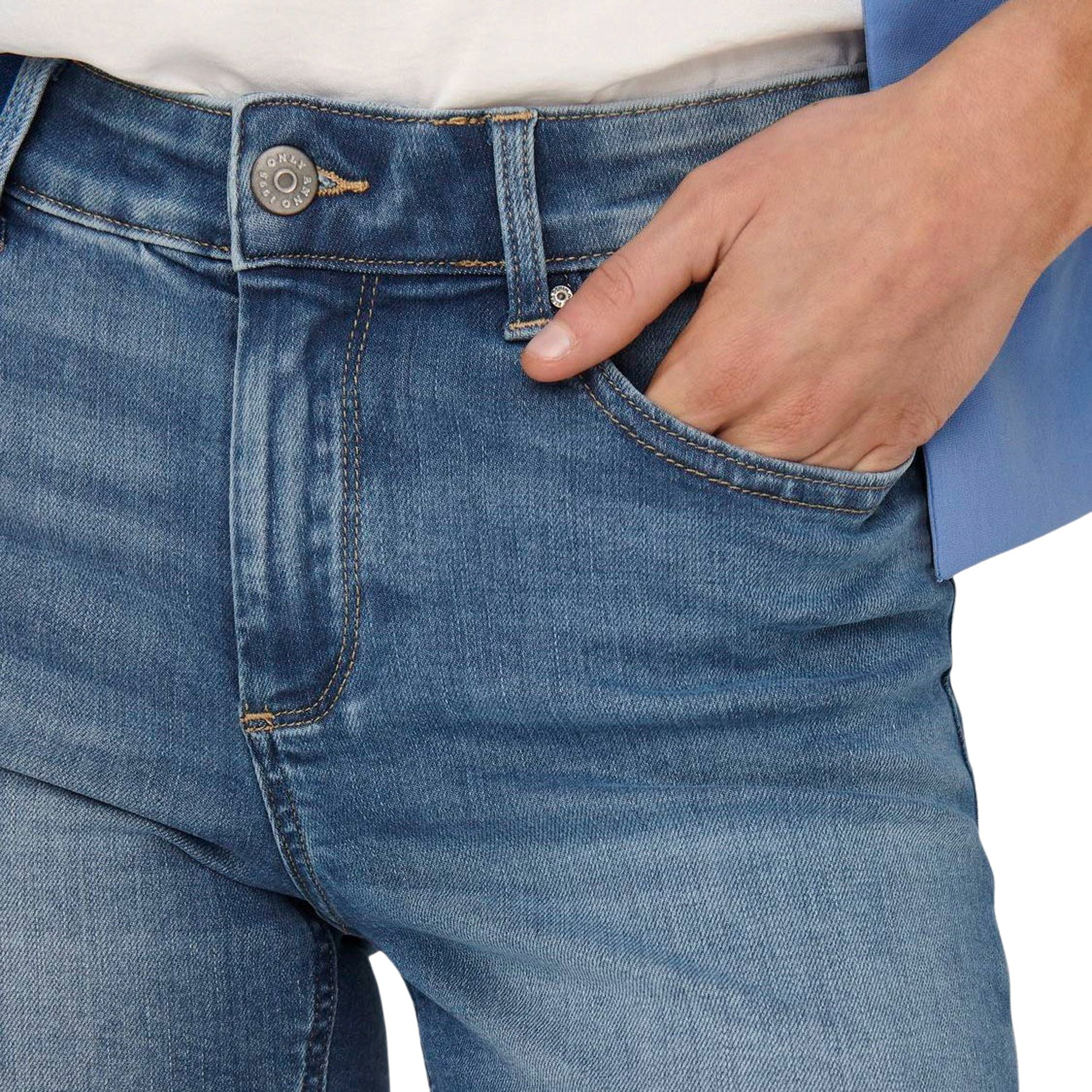Only Blush Denim Short Dames